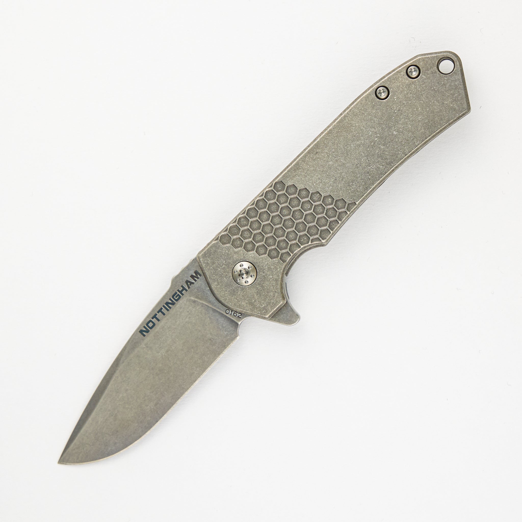 Ultra4 Folder - Titanium Handle - Killer Beez - Blackened Tumbled
