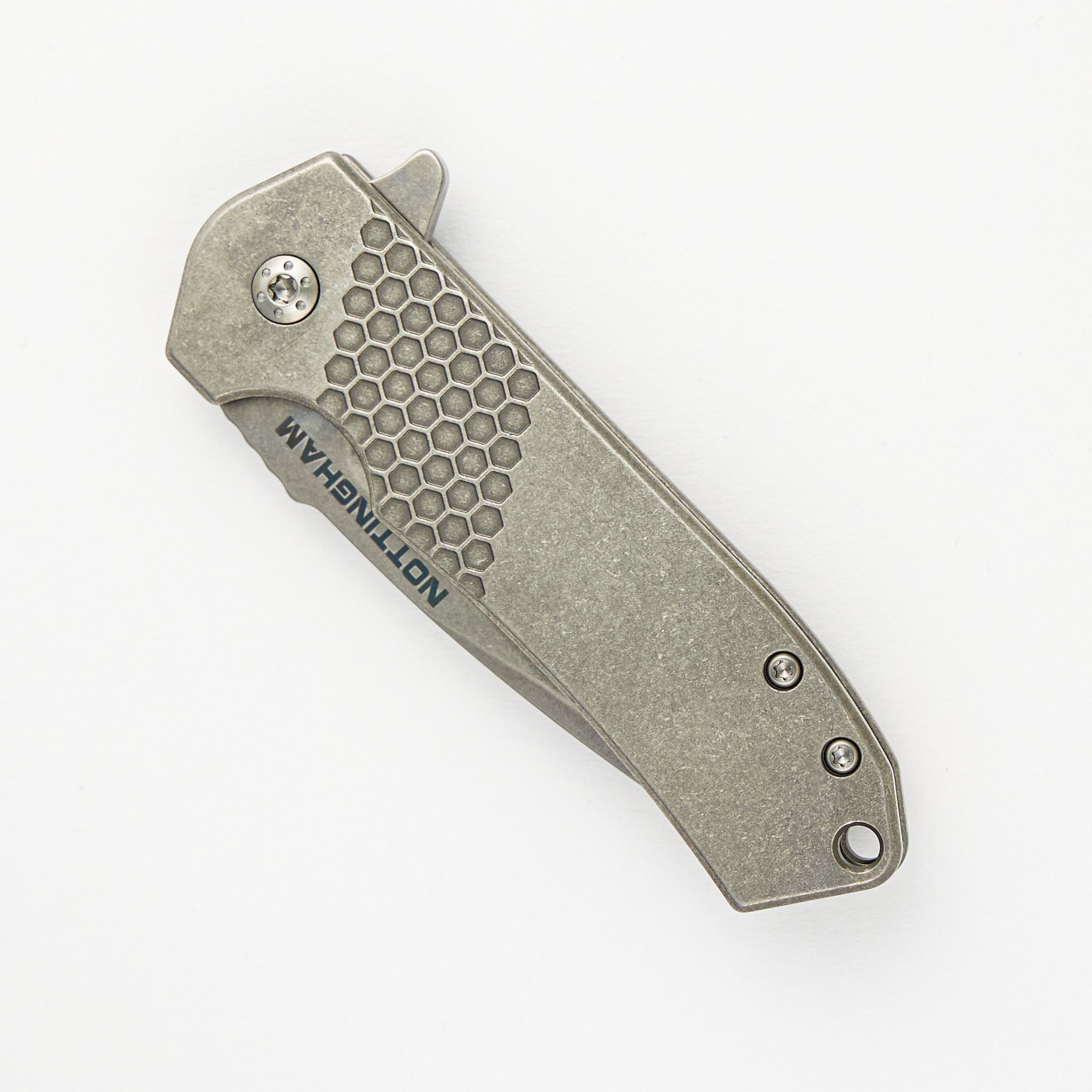 Ultra4 Folder - Titanium Handle - Killer Beez - Blackened Tumbled