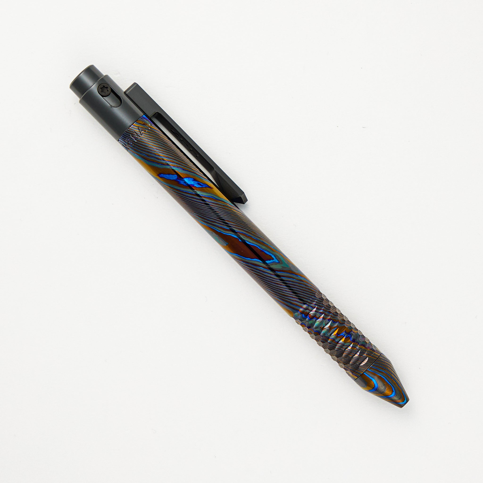 TiButton - ZircuTi Parker Partially Carved RHDL W/ Zirconium Mechanism