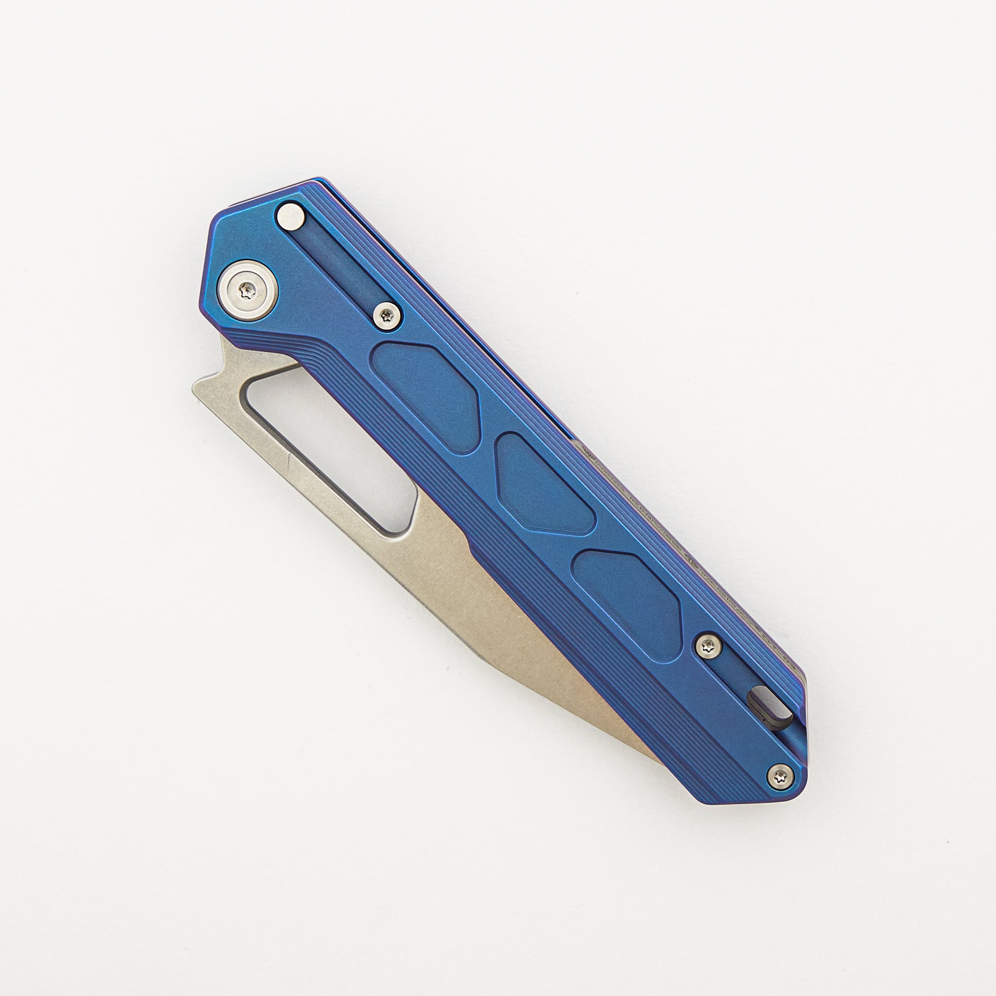 Tacray DT-03 - Blue Titanium Handle