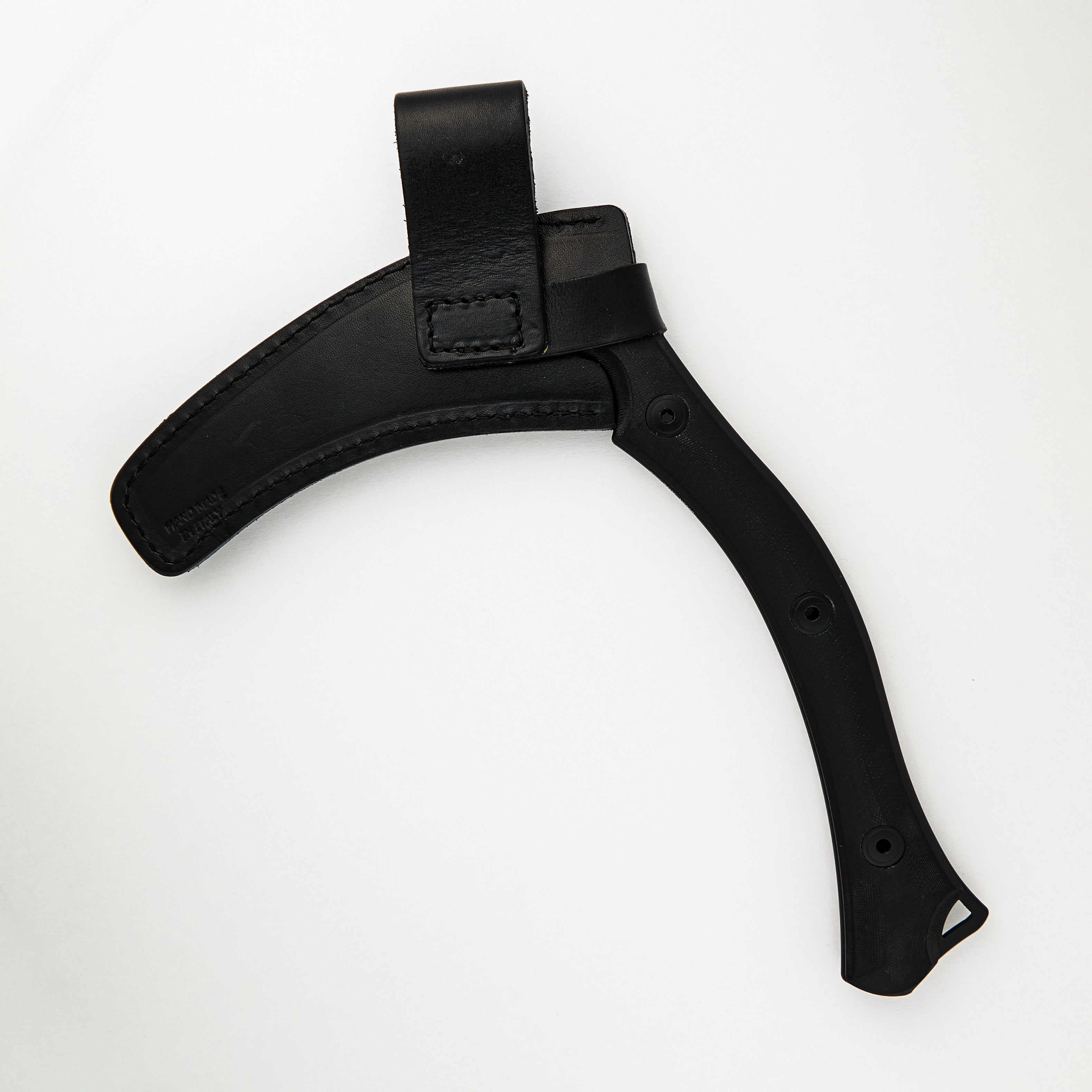 REAPERTAC – BLACK CEROKOATE BLADE – WRAPPED BLACK G10 HANDLE