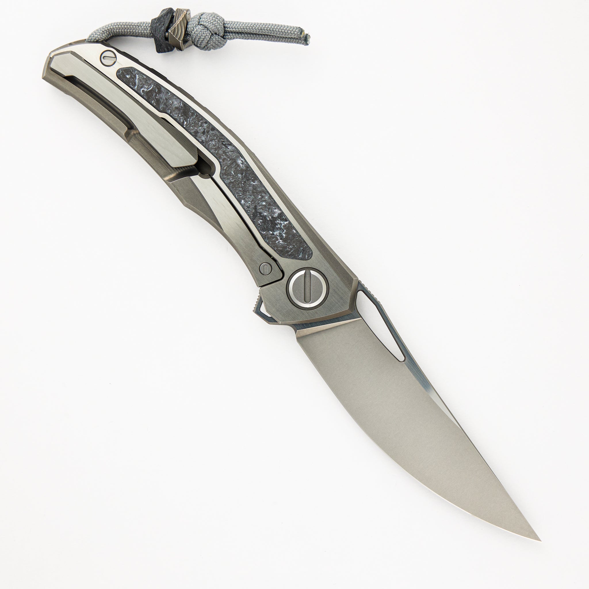 Quantum WKM - Titanium/White CarboTi Handle - S90V Blade - SRRBS