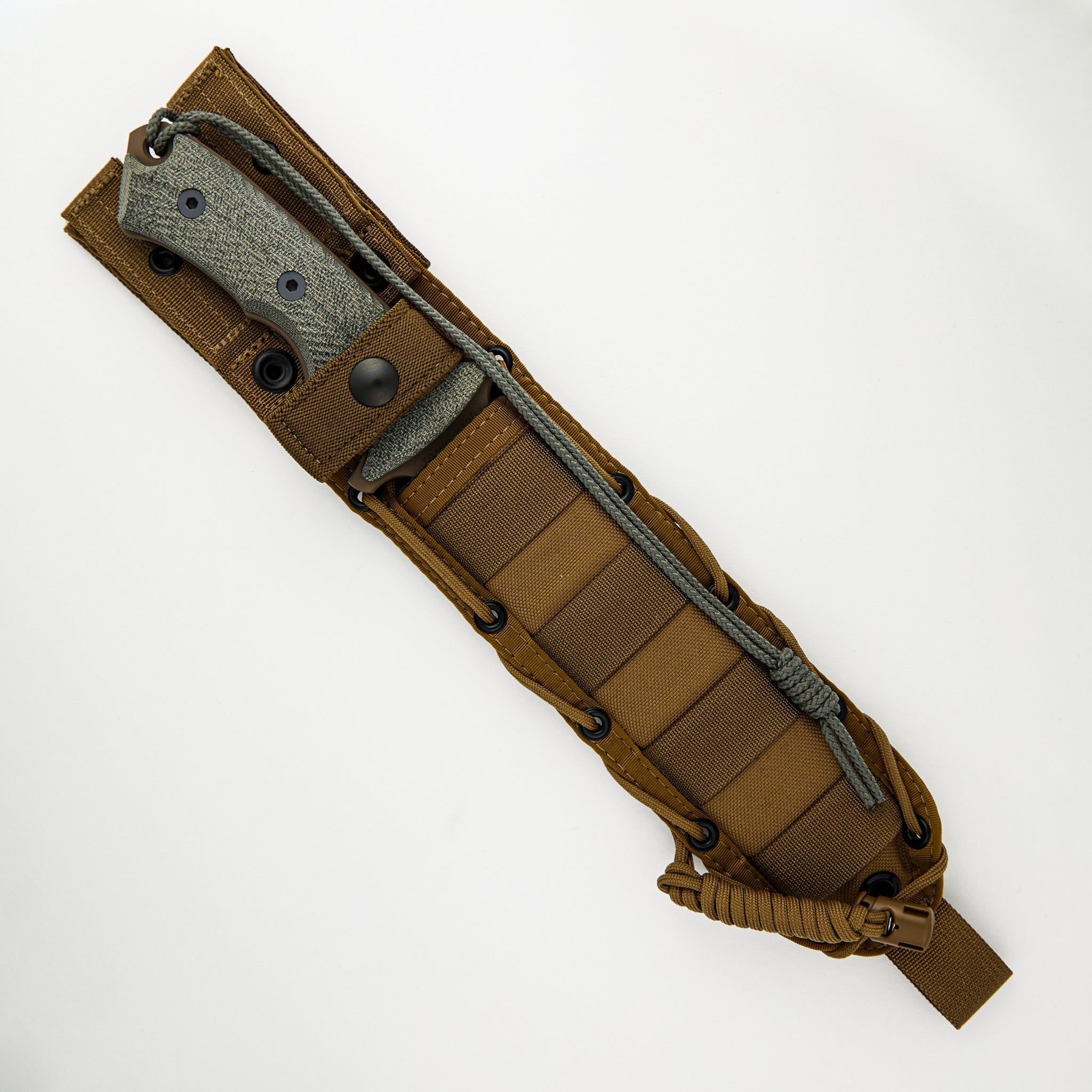 Green Beret 7" - Non-Serrated Flat Dark Earth S35VN Blade