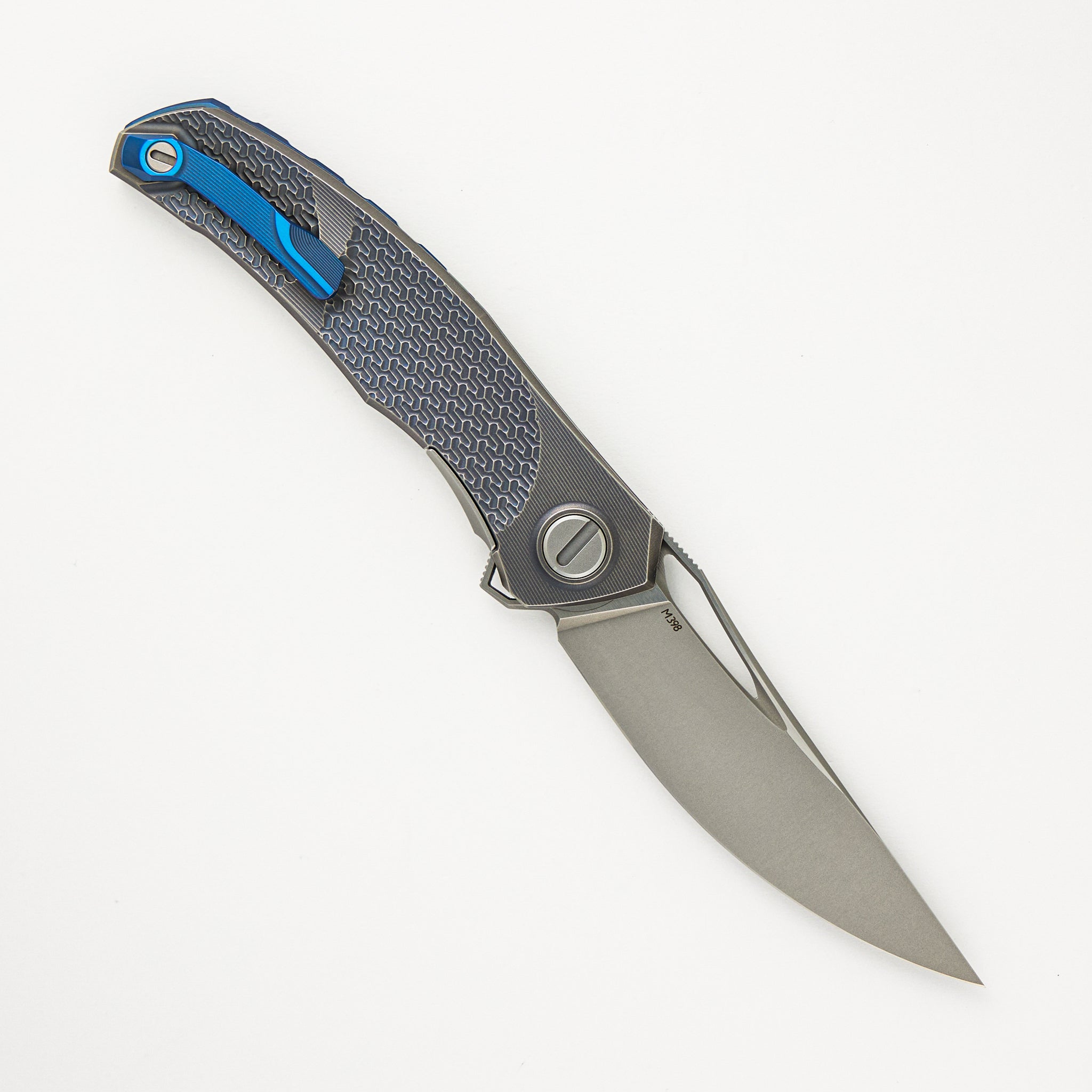 Mini Quantum Custom Division – Titanium Handle – M398 Blade – SRRBS