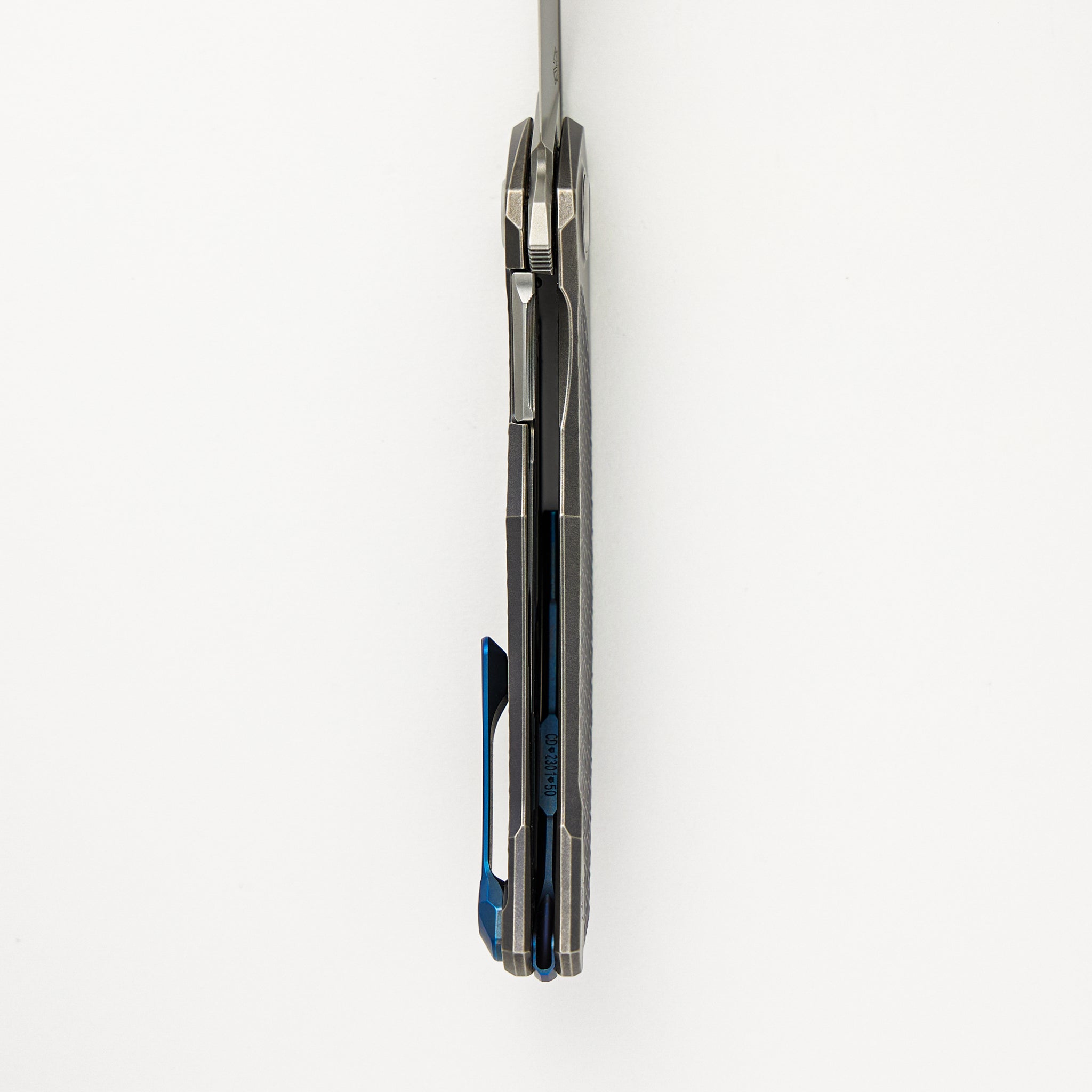 Mini Quantum Custom Division – Titanium Handle – M398 Blade – SRRBS
