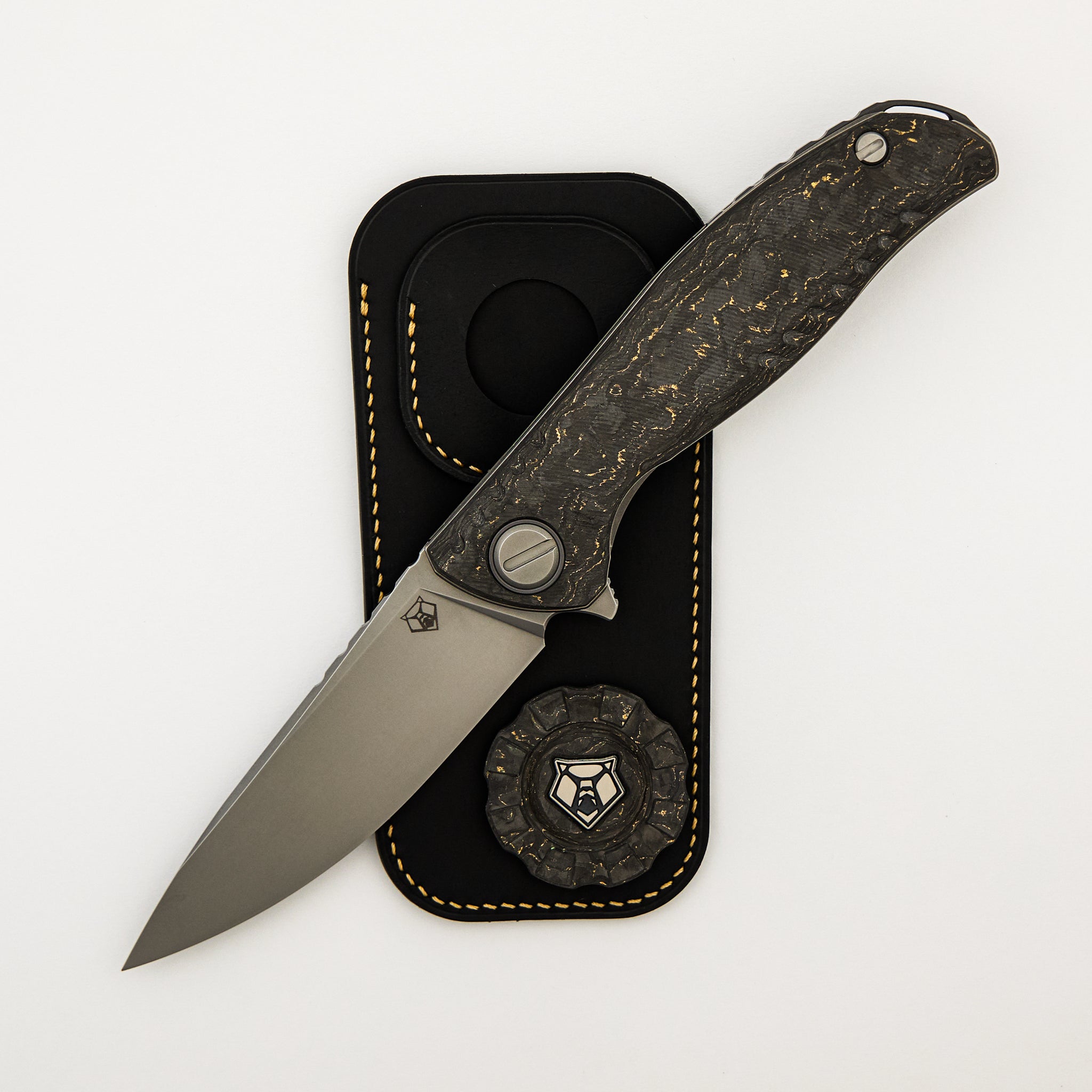 F3 - CCKS Spring 2025 Show Exclusive Set - HiTex Gear Poker Chip - Cova Leather Pouch