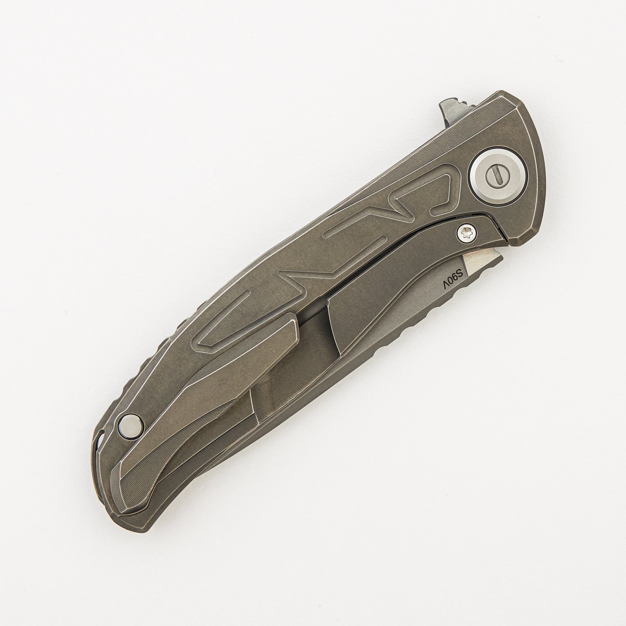 F95 Braces - S90V Blade - Titanium Handle - Washers