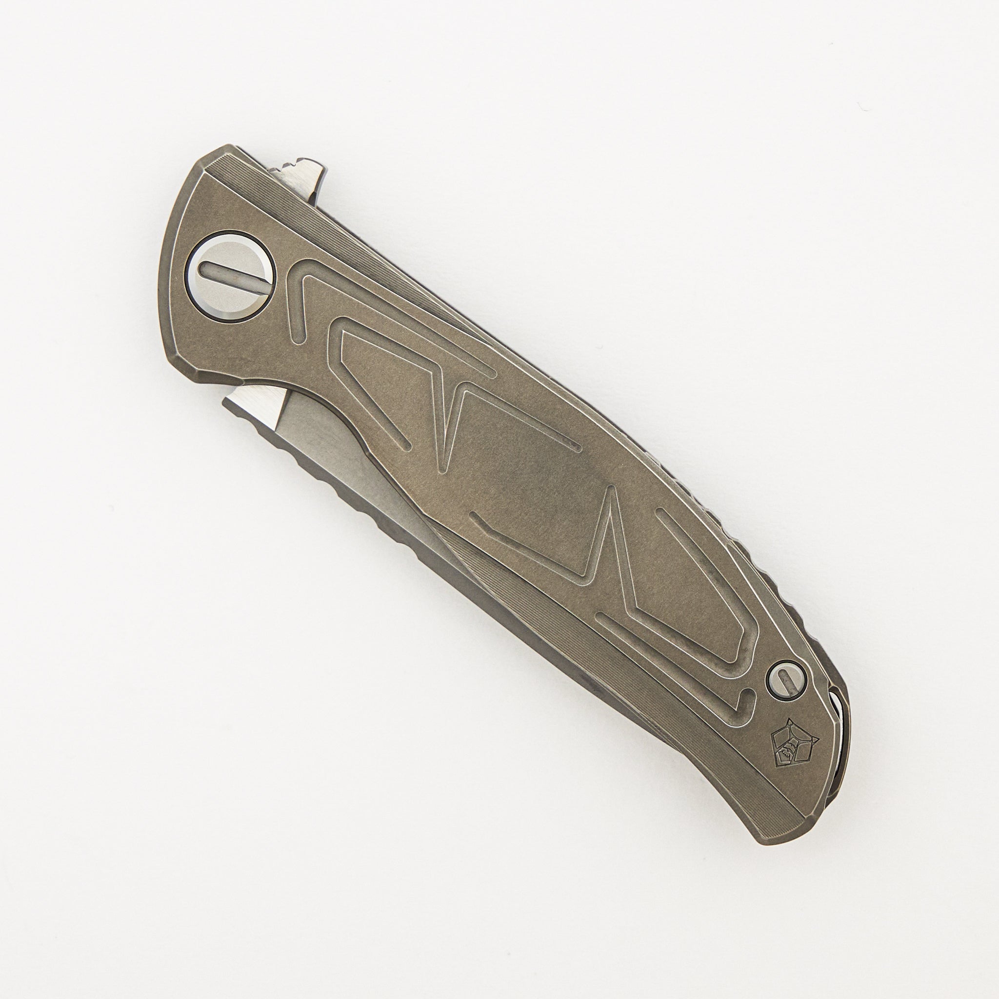 F95 Braces - S90V Blade - Titanium Handle - Washers