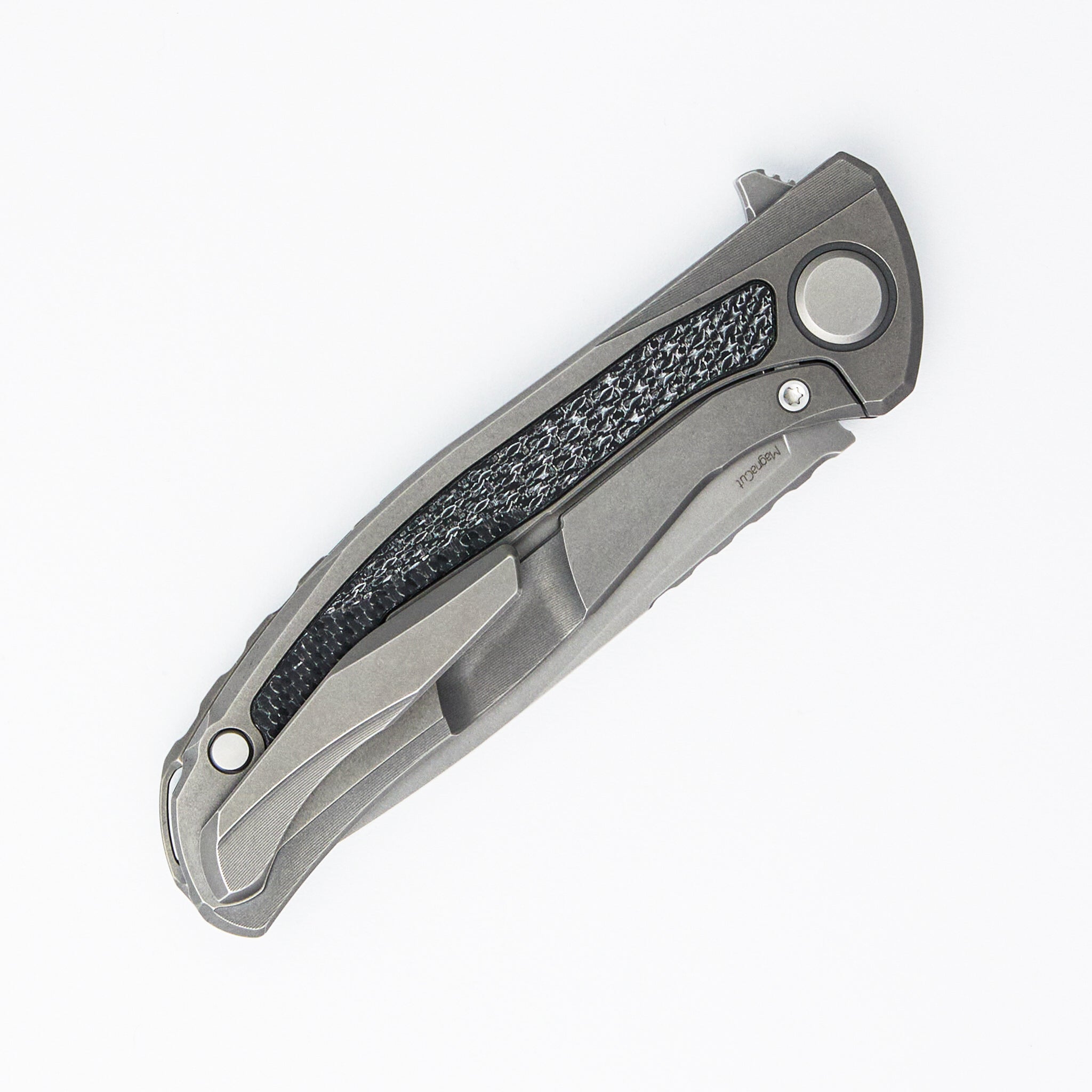 Hati - MagnaCut Blade - Charcoal Alutex/Titanium Handle - MRBS