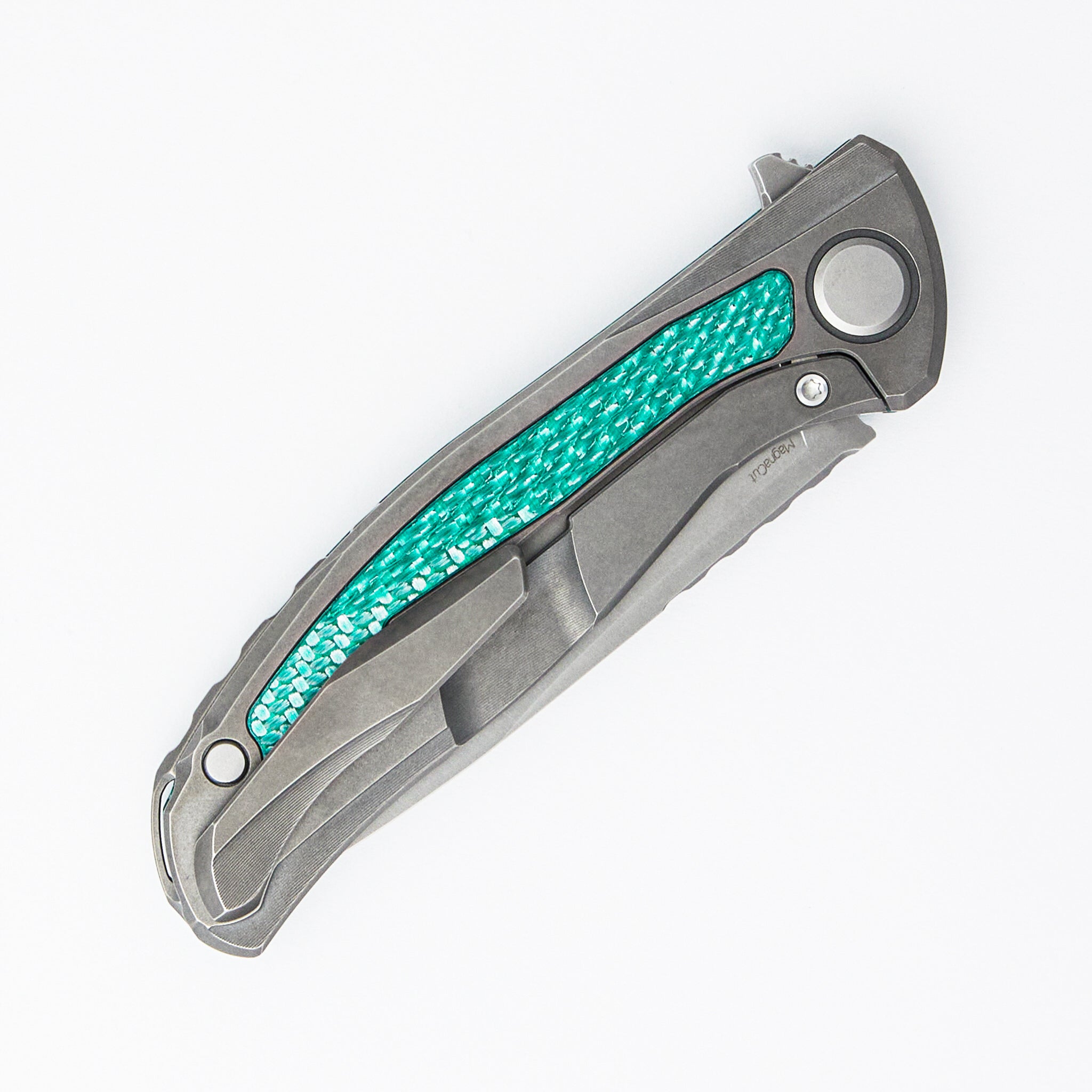 Hati - MagnaCut Blade - Emerald Alutex/Titanium Handle - MRBS