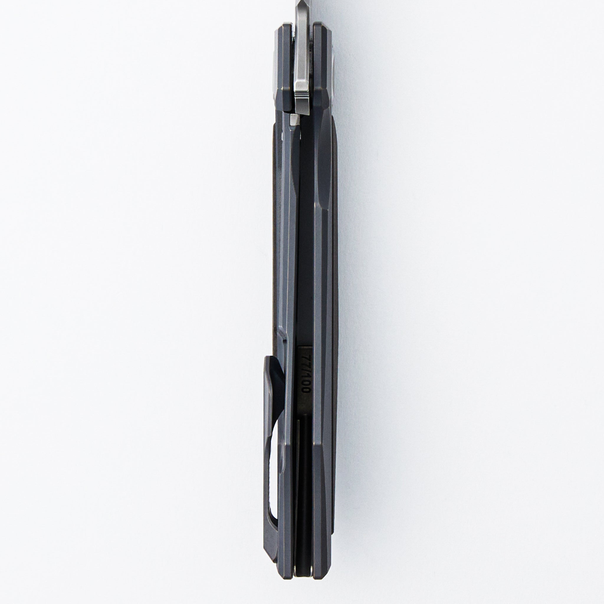 Molten KMP (RKMP) - S90V Blade - Titanium/Lava & Ash CarboTi Handle - SRRBS (Charles Marlowe Design)