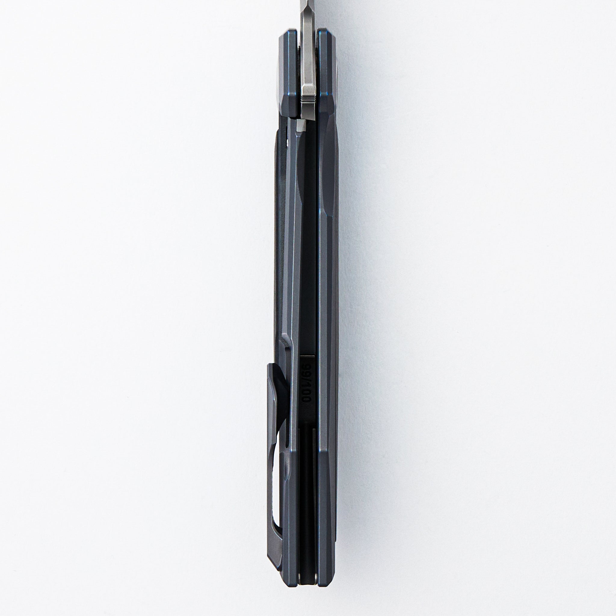 Stormy KMP (RKMP) - S90V Blade - Titanium/Wind & Rain CarboTi Handle - SRRBS (Charles Marlowe Design)