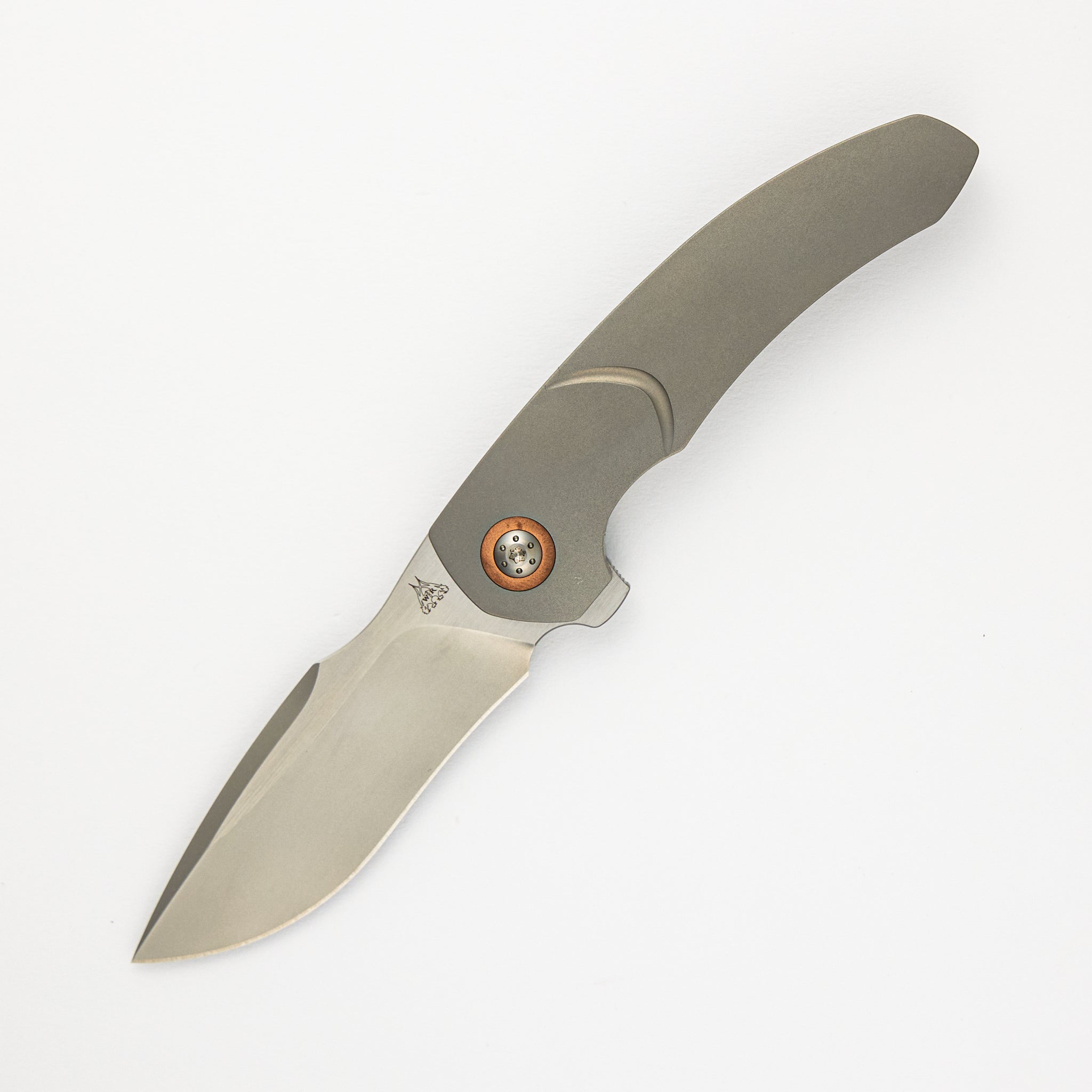 Deimos - M390 Blade - Titanium/Copper Handle