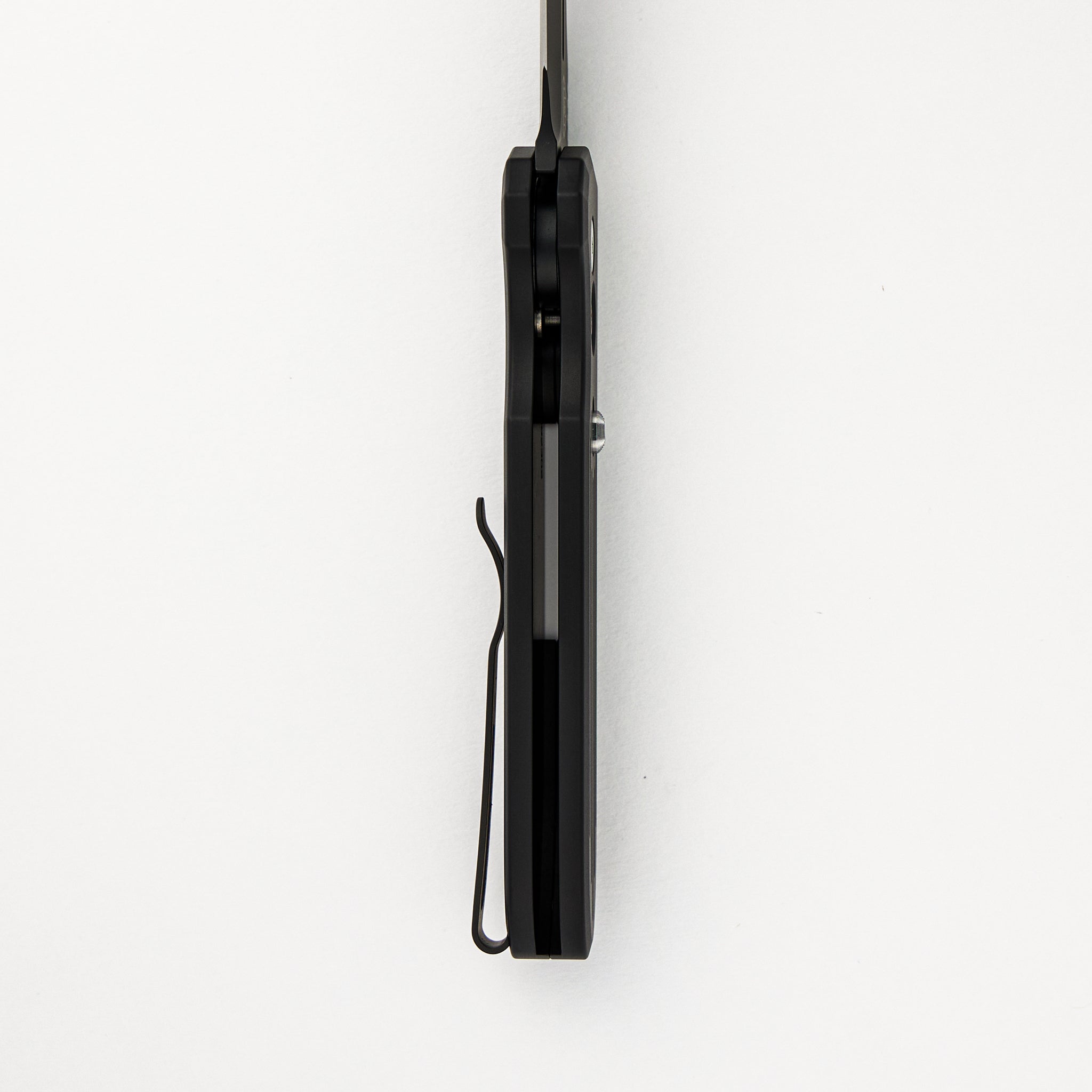 PDW Invictus Auto – Black Handle – Red G10 Push Button – CPM Magnacut Black DLC Blade 1805