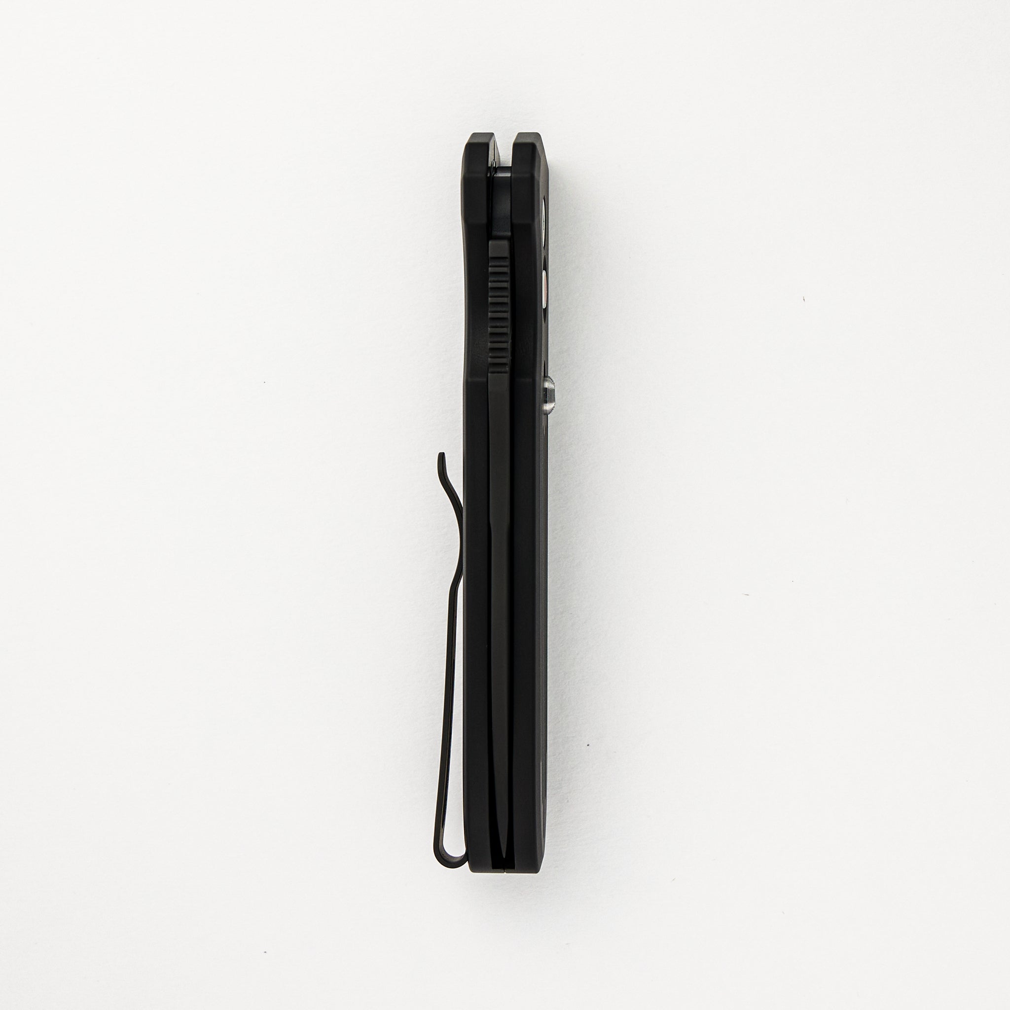 PDW Invictus Auto – Black Handle – Red G10 Push Button – CPM Magnacut Black DLC Blade 1805
