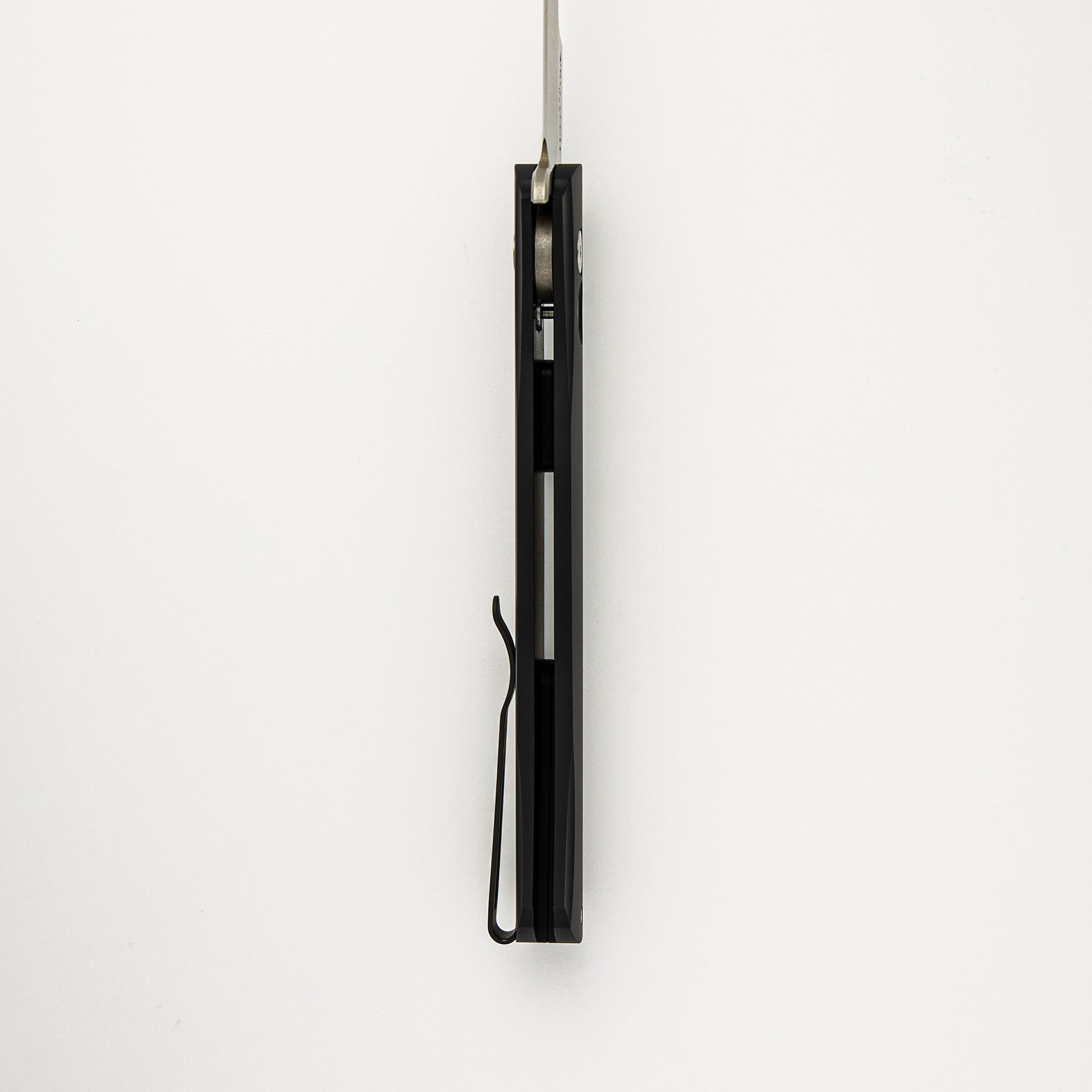 Large Don - 1921-MOP - Black Aluminum Handle - Satin Blade