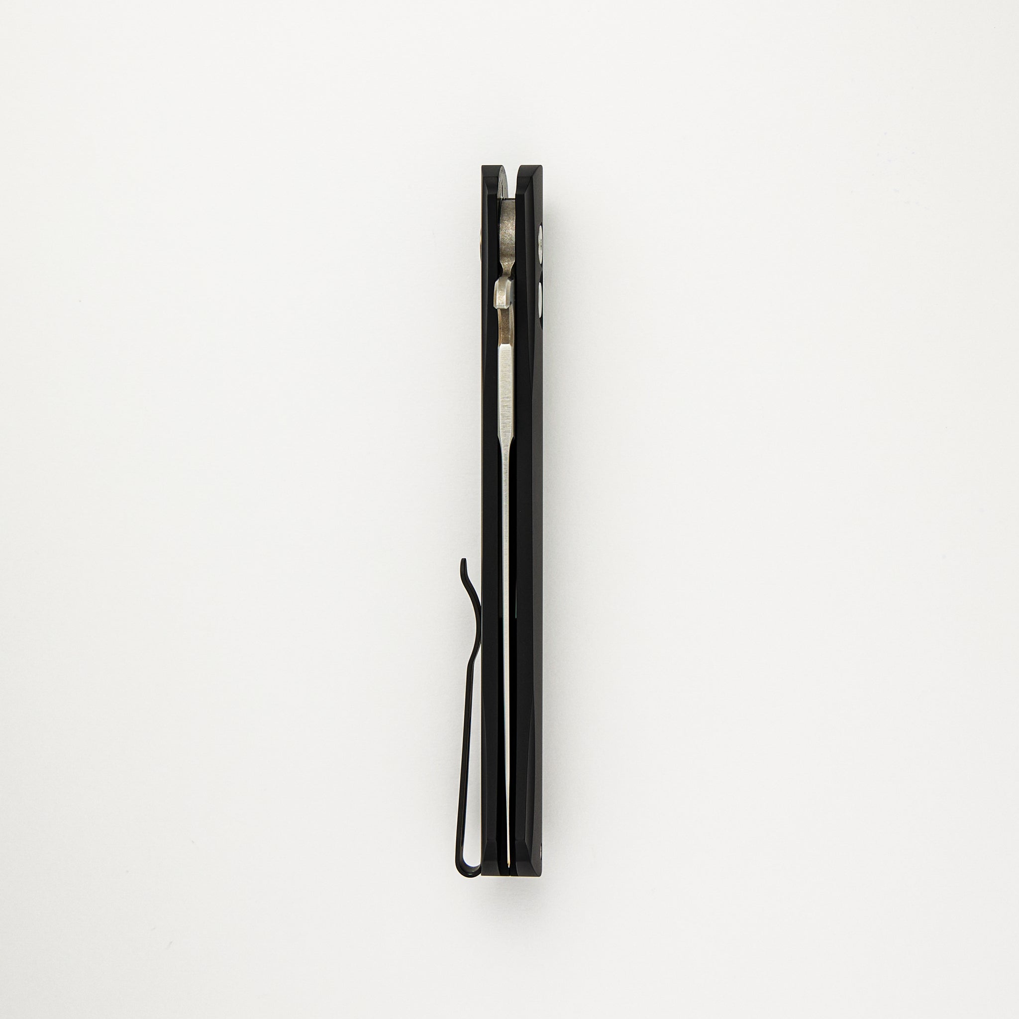 Large Don - 1921-MOP - Black Aluminum Handle - Satin Blade
