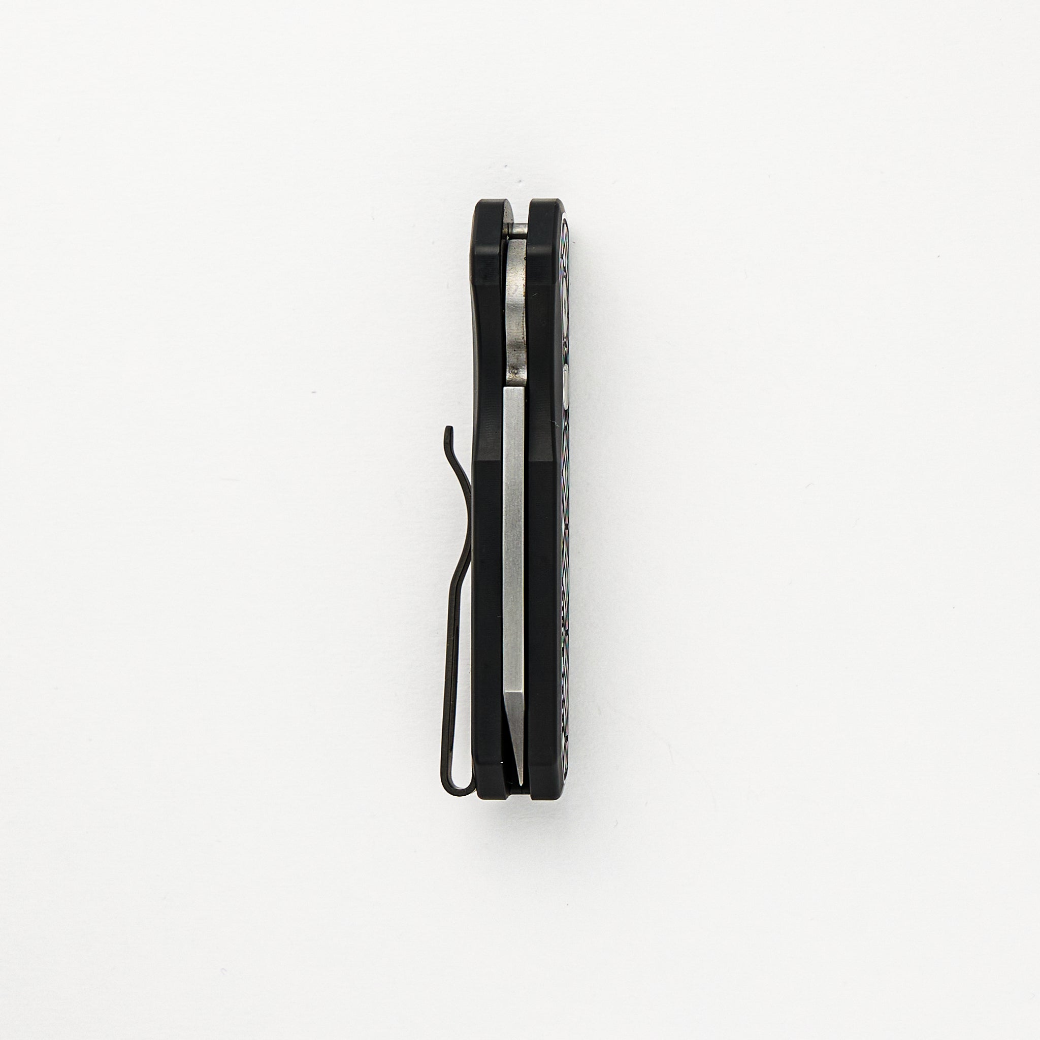 Runt 5 - Custom 004 "Since 1999" 2-Tone Nexus Handle, Black Lip Pearl Button, Stonewash Reverse Tanto MagnaCut Blade