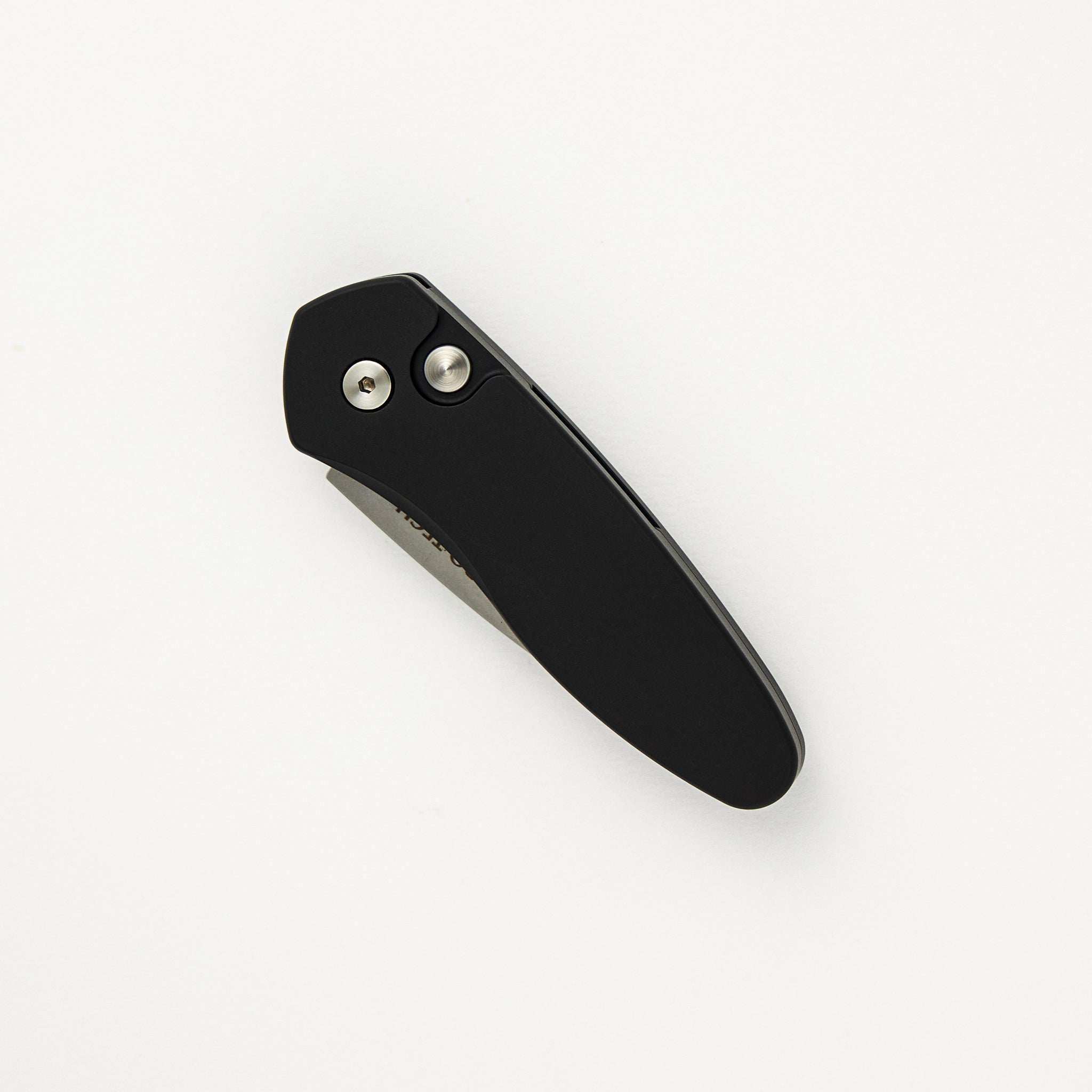 Sprint - Solid Black Aluminum Handle - Stonewash S35-VN Blade - 2905