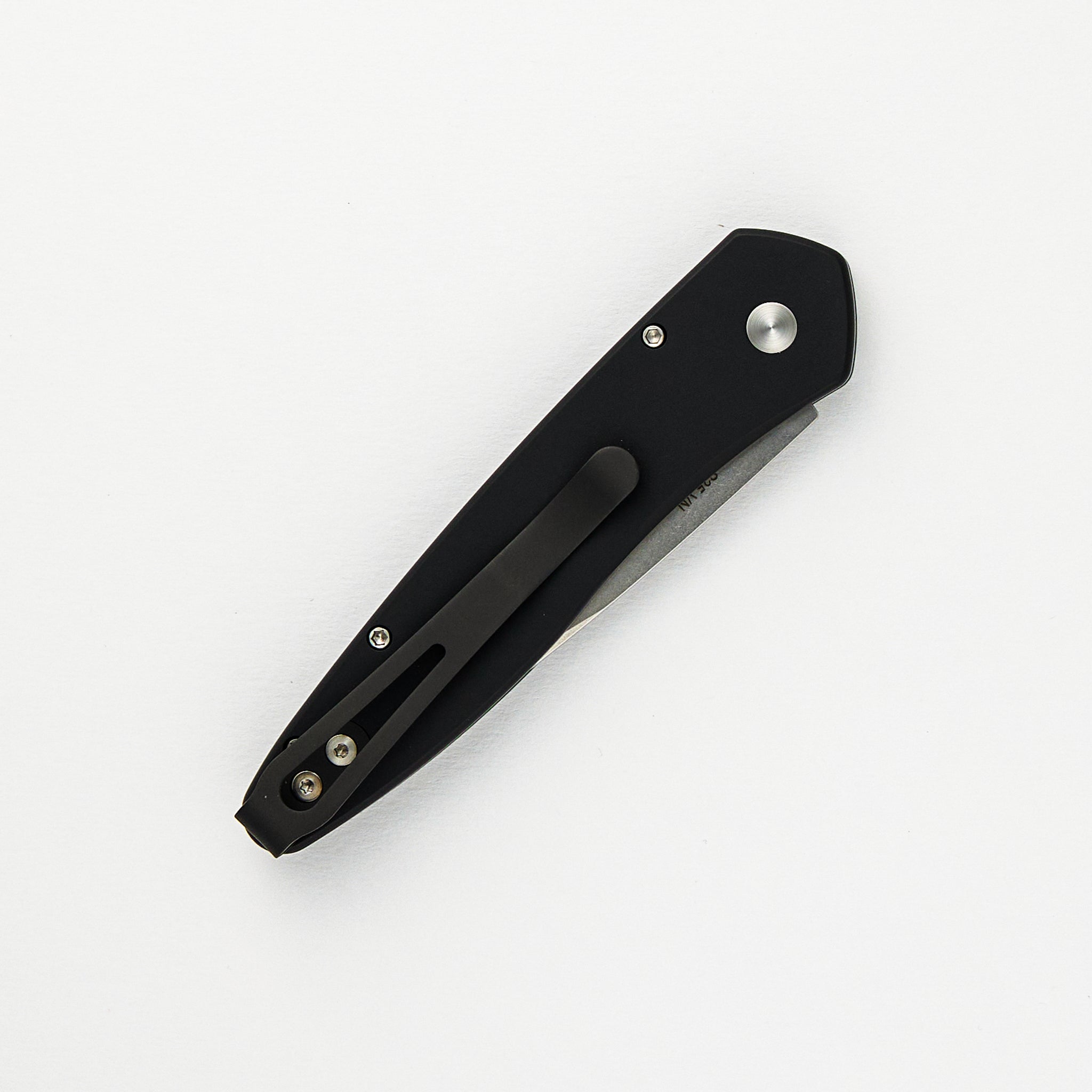 Newport – Black Aluminum Handle – Stonewash S35VN Blade 3405