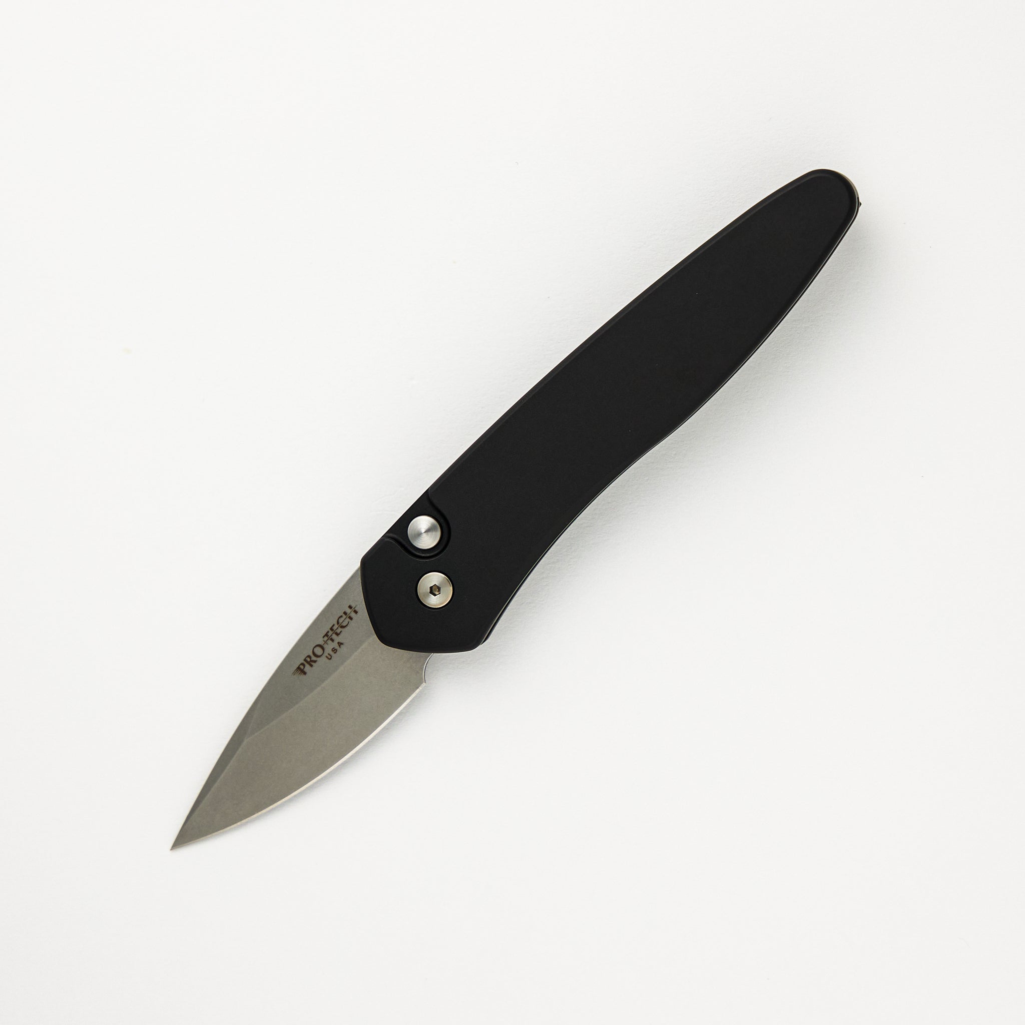 Half-Breed - Black Aluminum Handle - Stonewash S35VN Blade - 3605