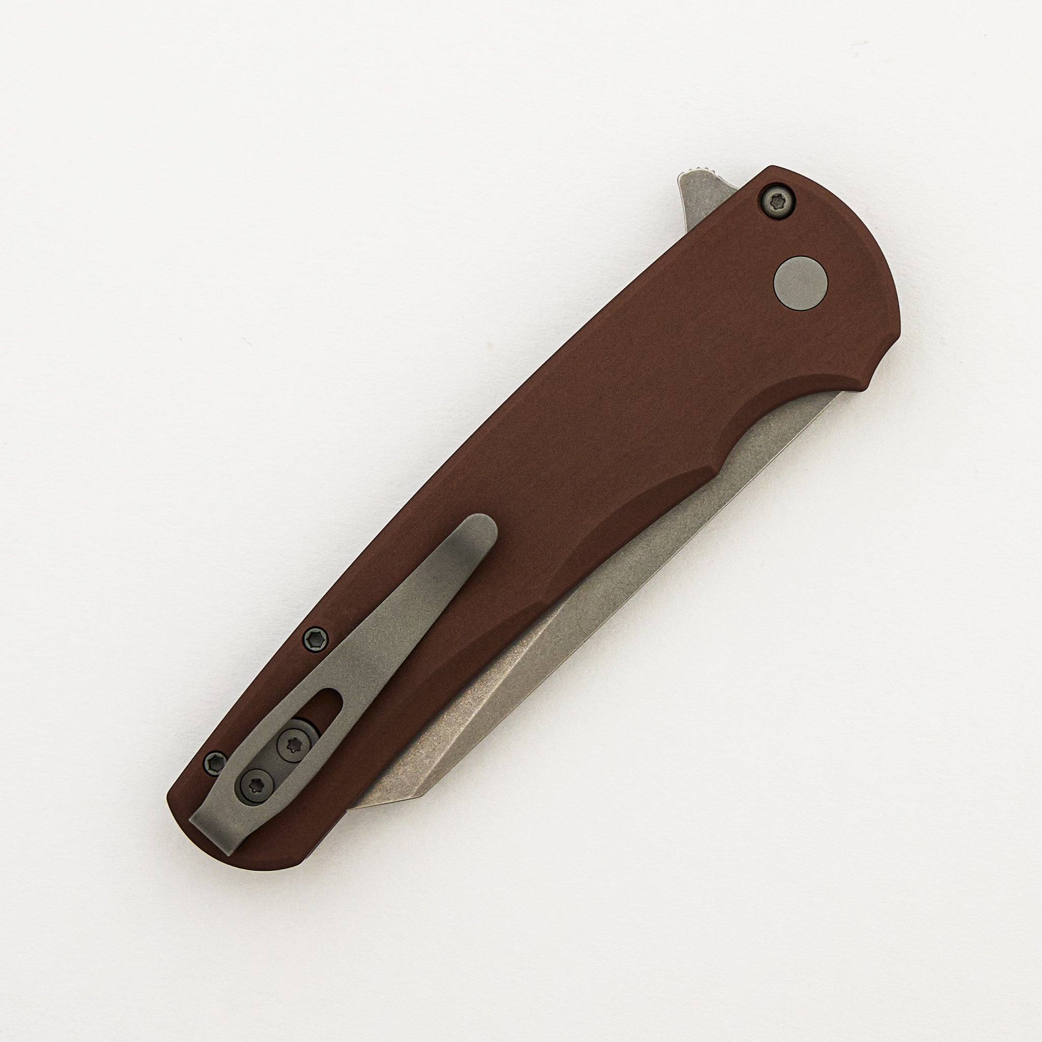 Malibu Flipper - 5401-FDE - FDE Handle - Stonewash Reverse Tanto MagnaCut Blade