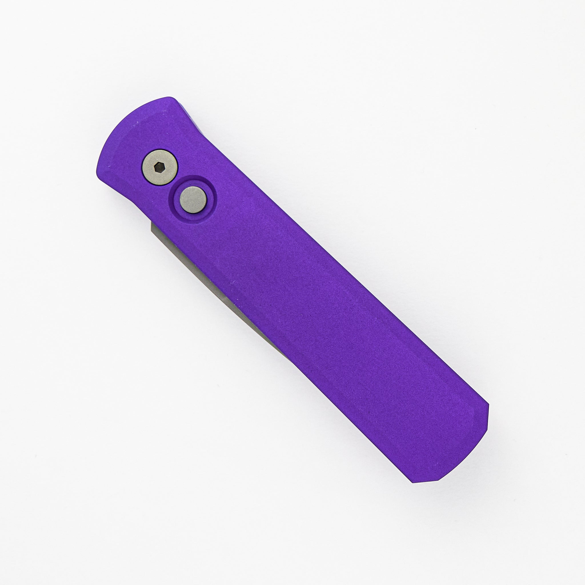 Godson – Solid Purple Handle – Blasted 154CM Blade 720-PURP