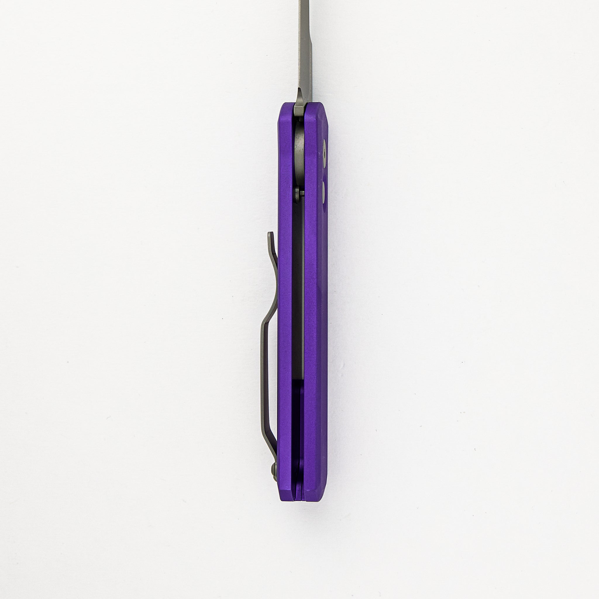 Godson – Solid Purple Handle – Blasted 154CM Blade 720-PURP