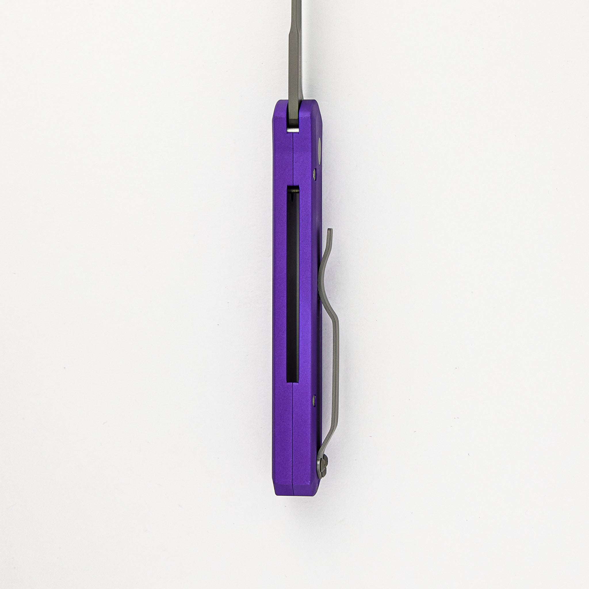 Godson – Solid Purple Handle – Blasted 154CM Blade 720-PURP