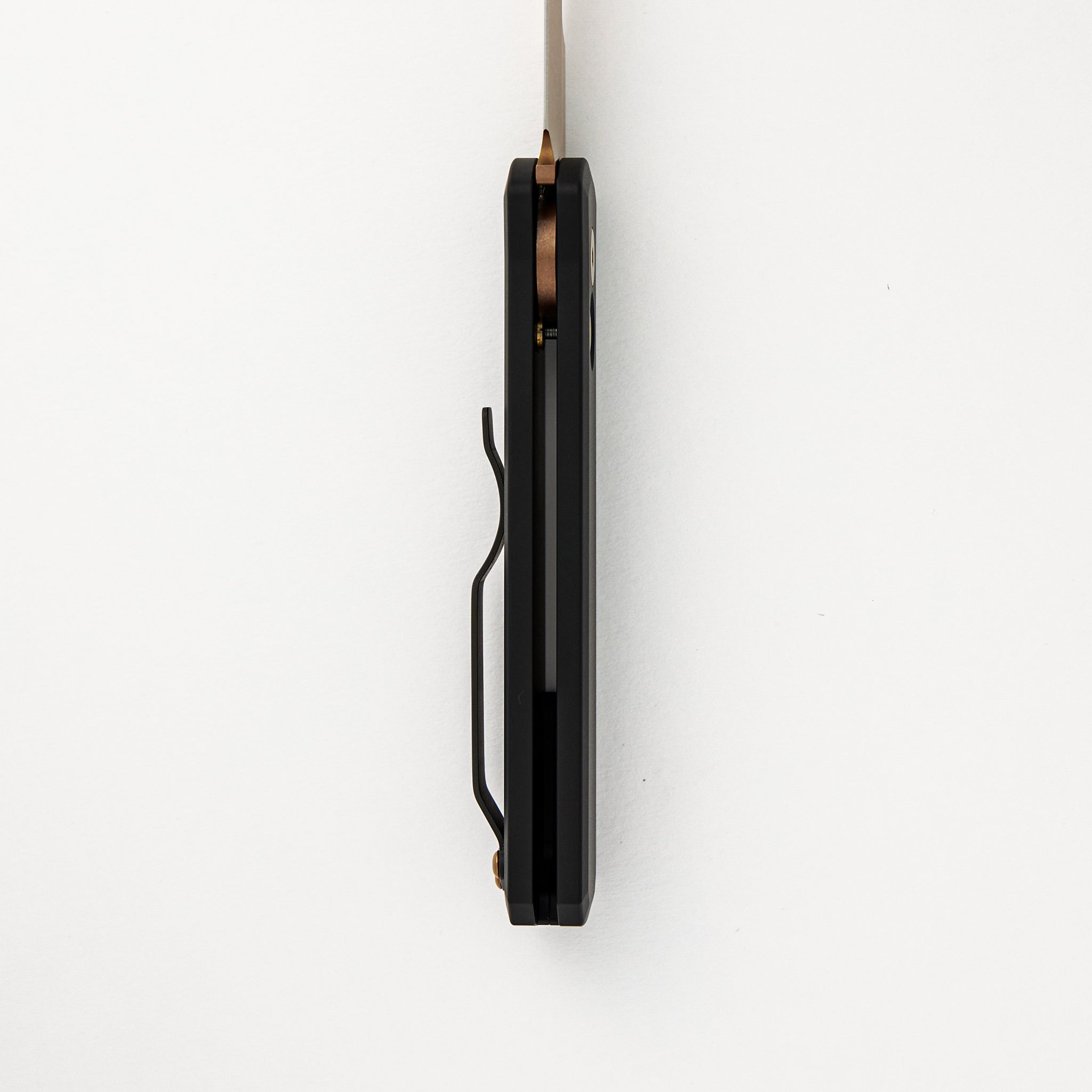 Godson – Solid Black Handle – Rose Gold 154CM Blade 721-RG