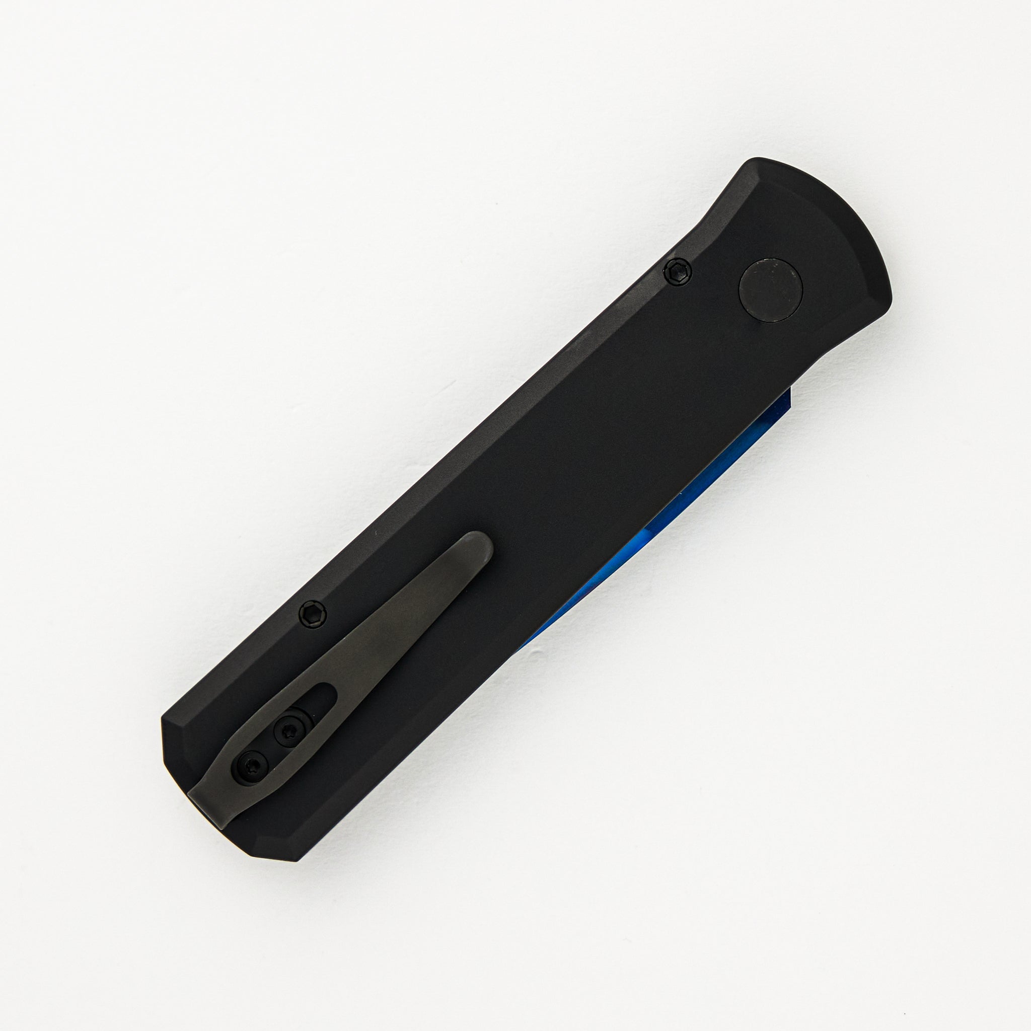 Godson – Black Aluminum/G10 Handle – Sapphire Blue 154CM Blade 755-SB