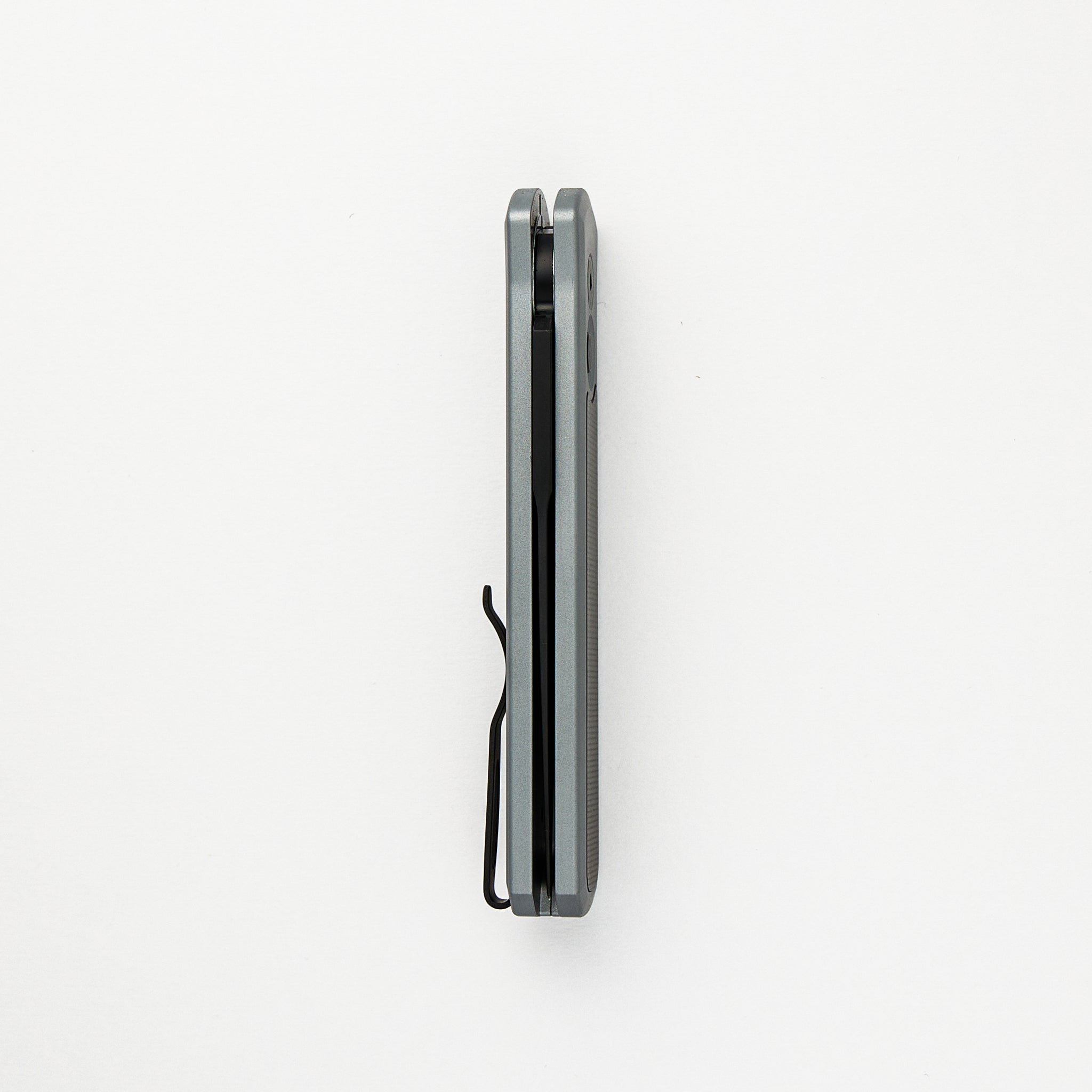 Godson – Grey Handle – Single Black G10 Inlay – DLC Black Blade – 756