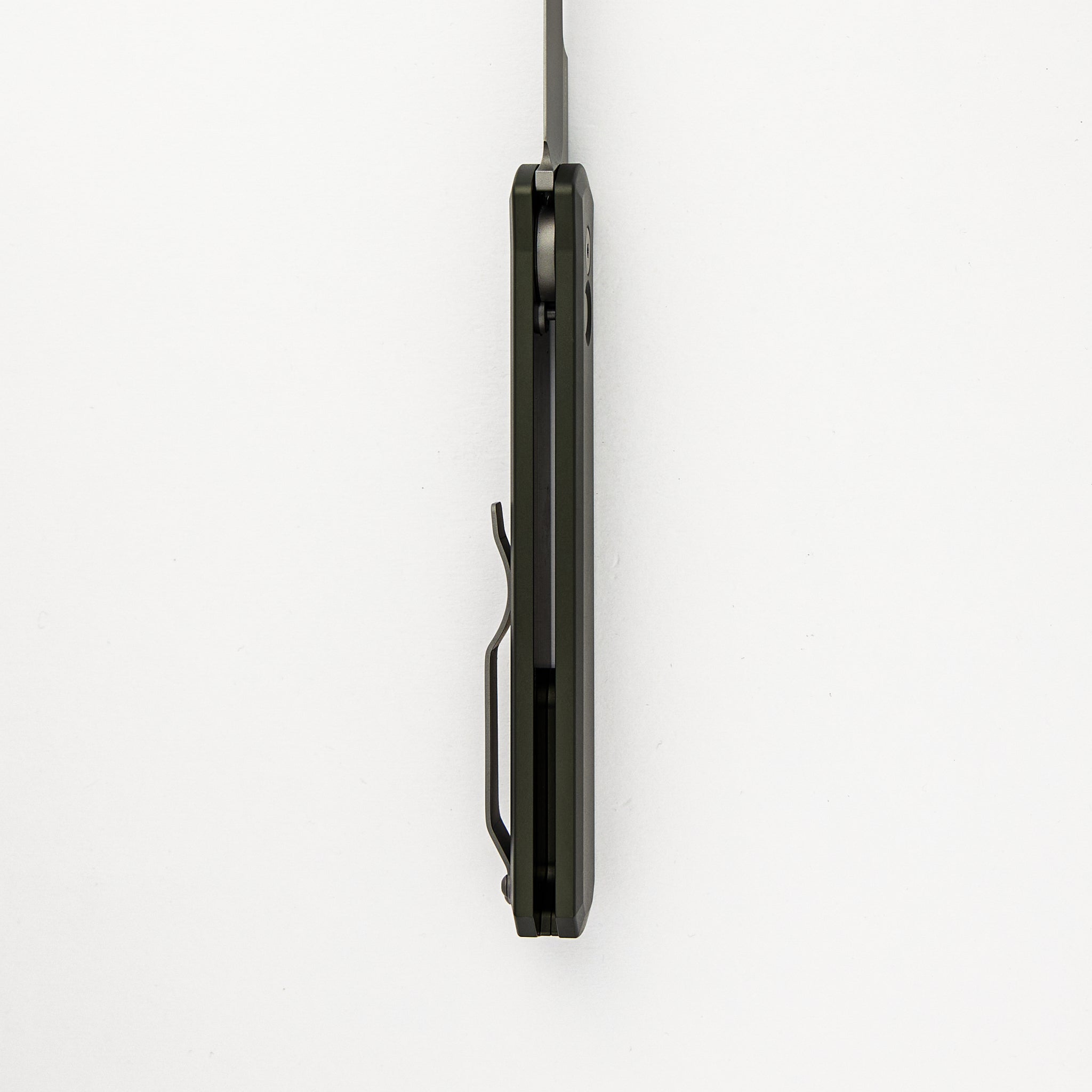 GODFATHER – Solid Green Handle – Blasted 154CM Plain Edge Blade 920-Green