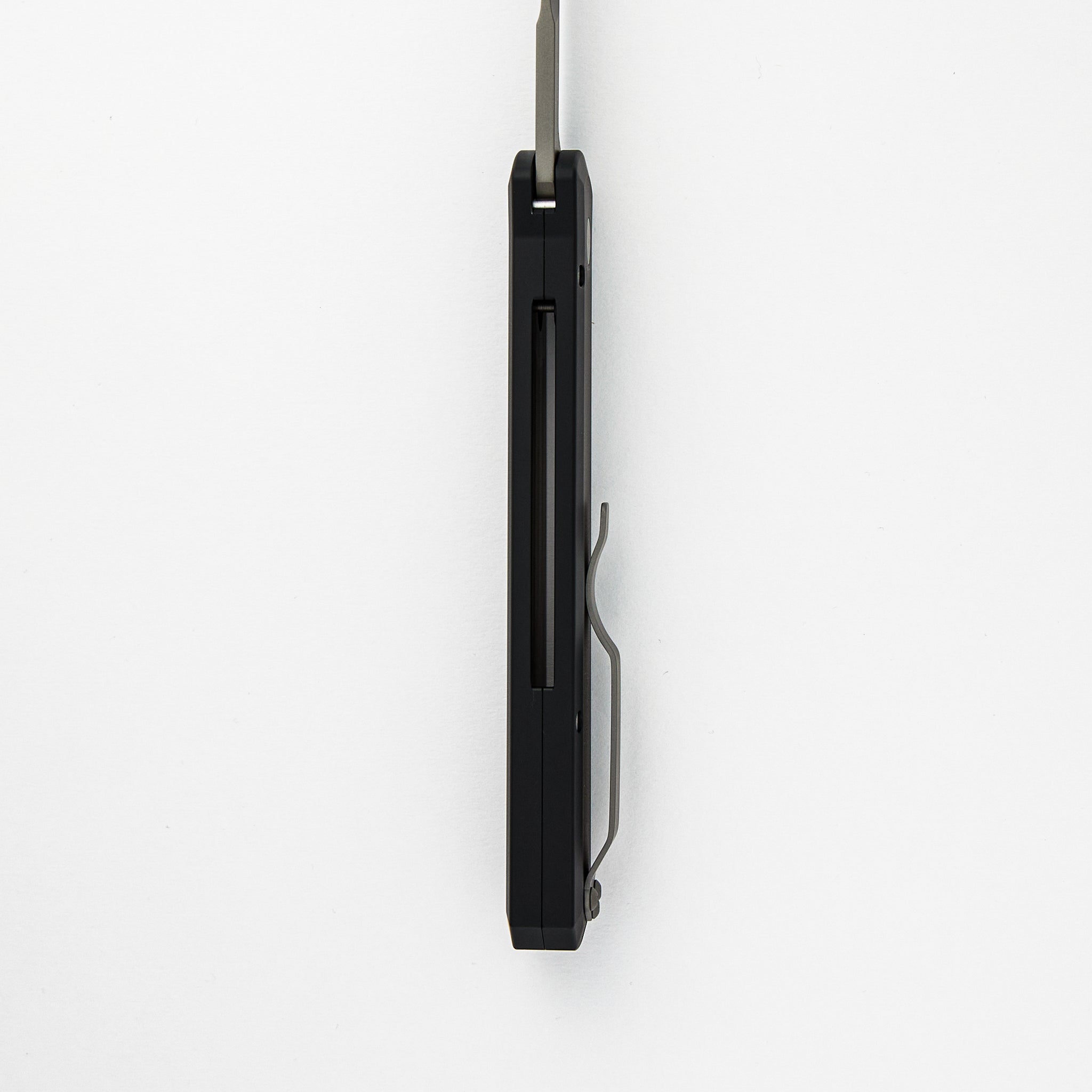 GODFATHER – Solid Black Handle – Blasted Blade Plain Edge 920