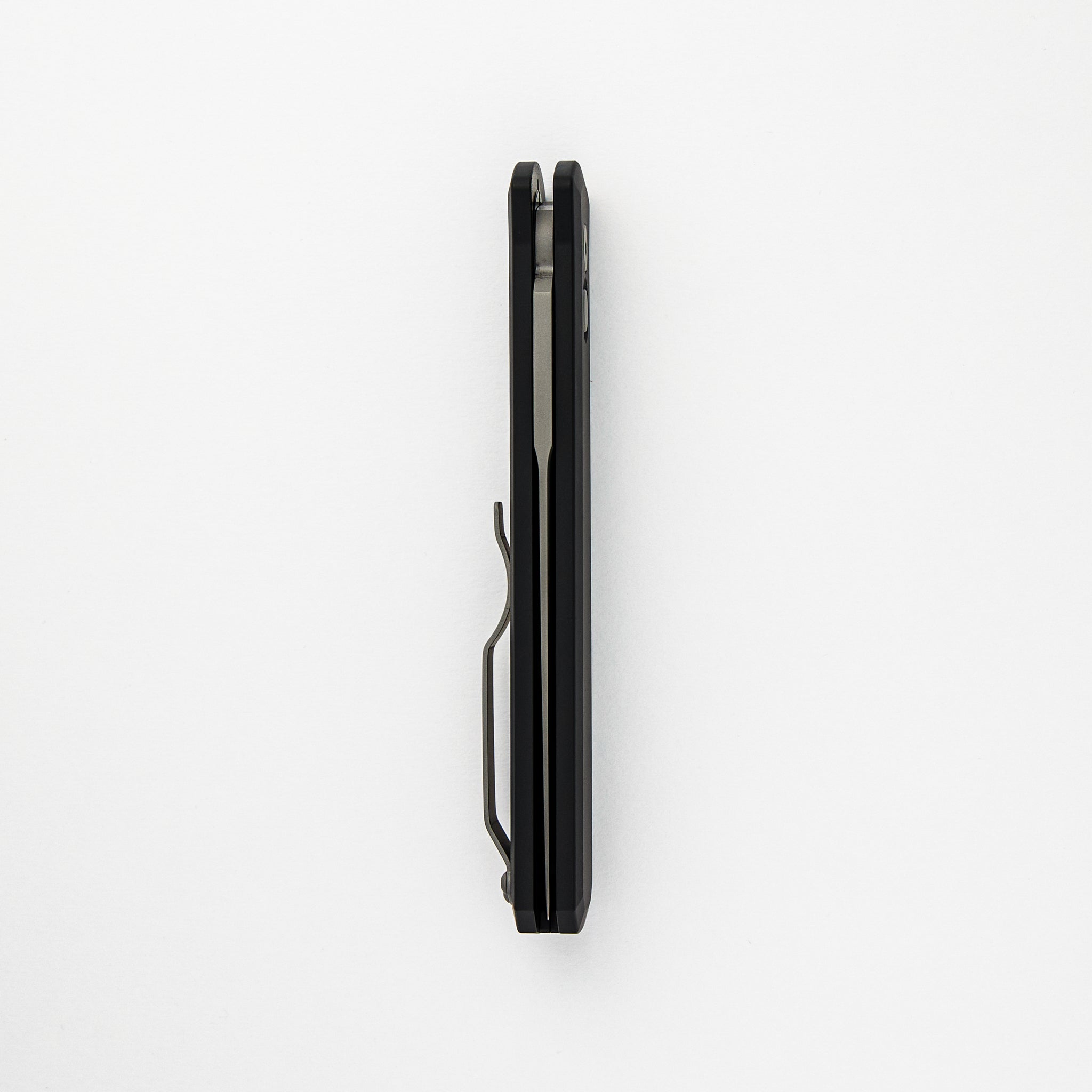 GODFATHER – Solid Black Handle – Blasted Blade Plain Edge 920