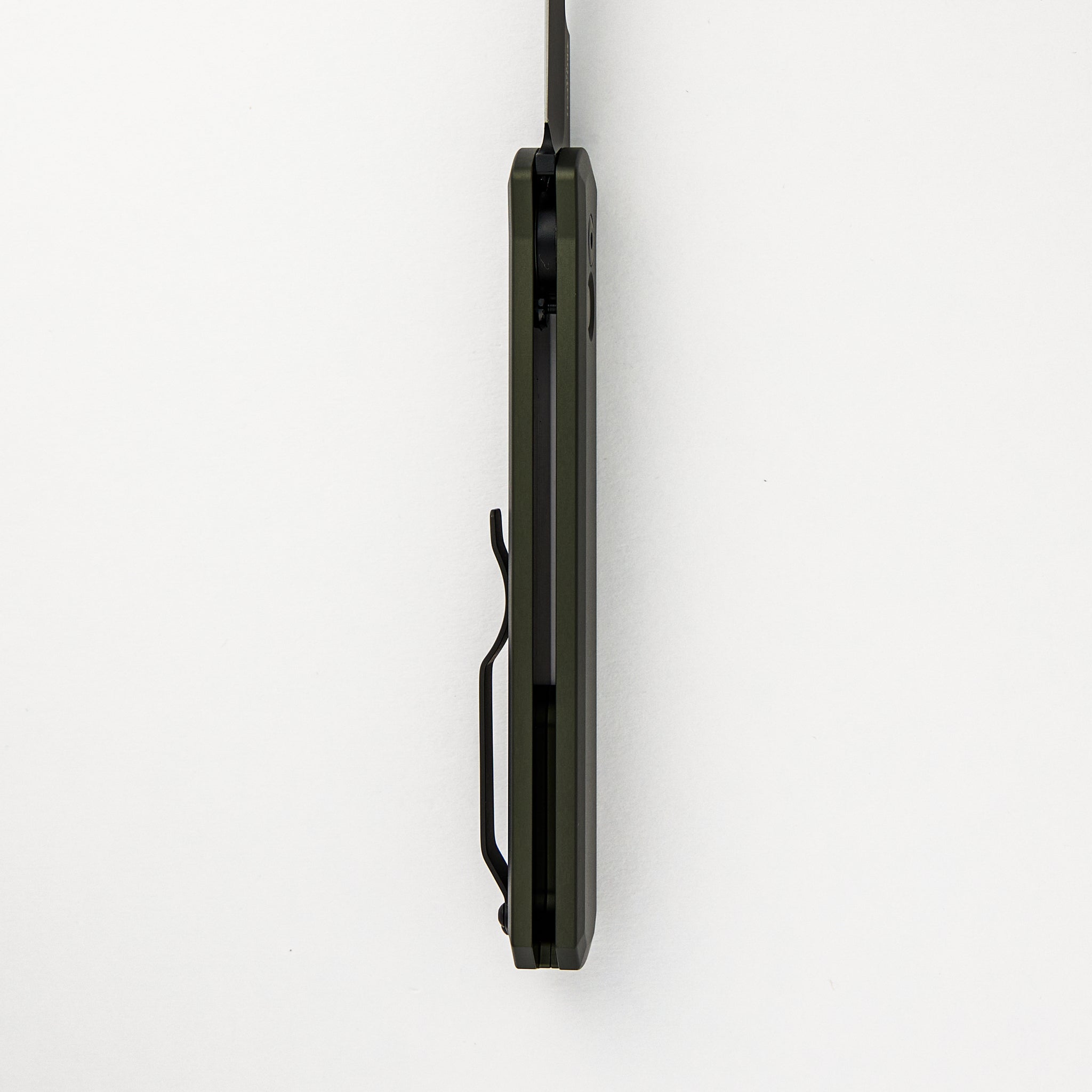 GODFATHER – Solid Green Handle – DLC Black Blade - Black Push Button 921-GREEN
