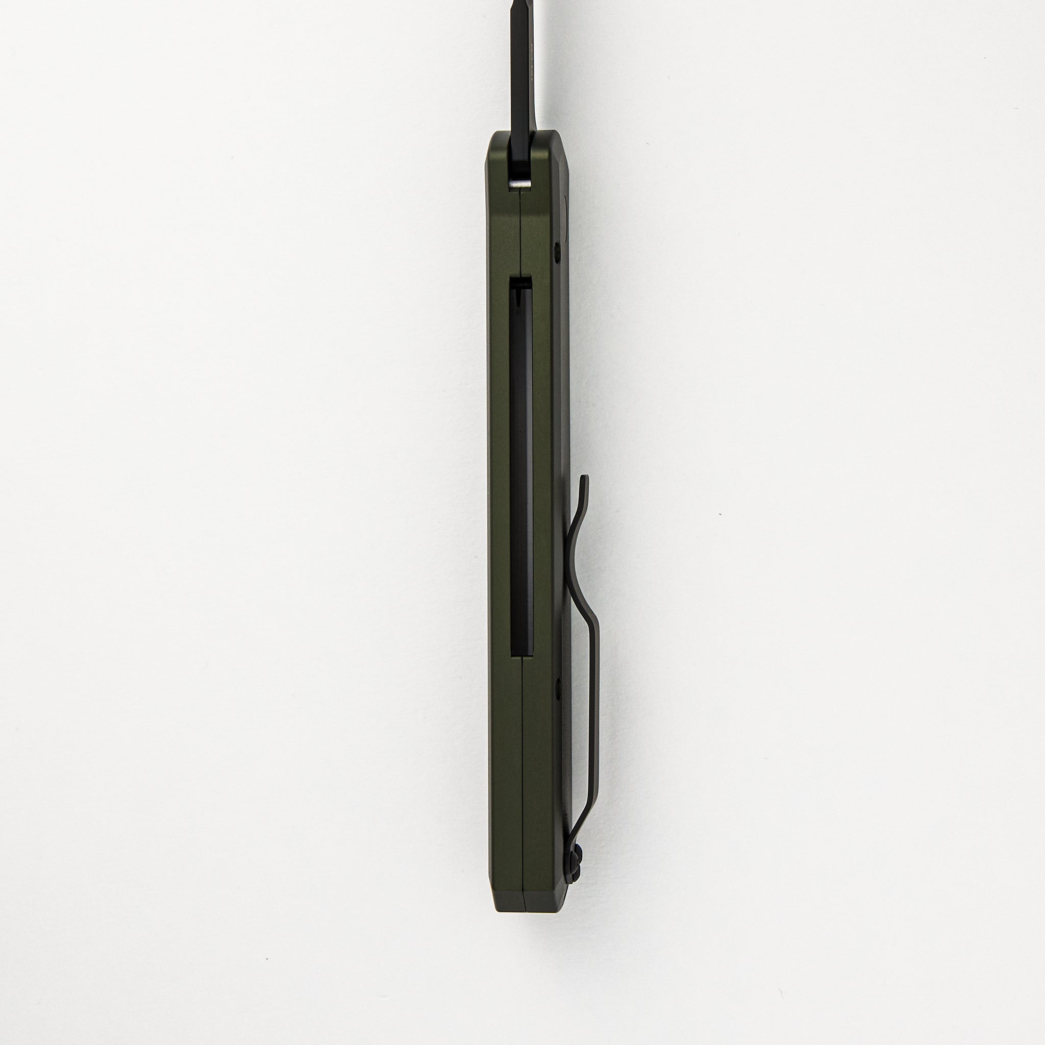 GODFATHER – Solid Green Handle – DLC Black Blade - Black Push Button 921-GREEN