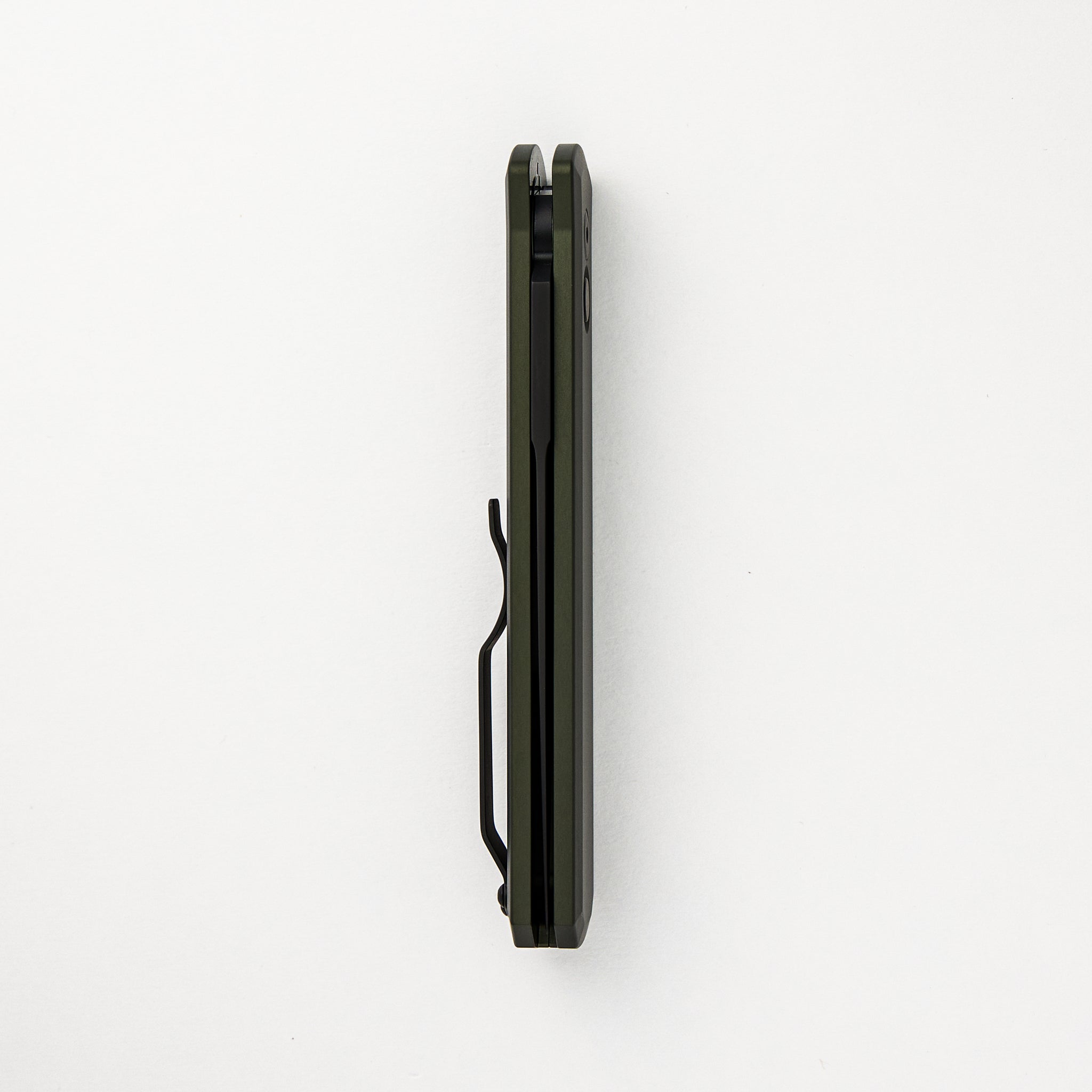 GODFATHER – Solid Green Handle – DLC Black Blade - Black Push Button 921-GREEN