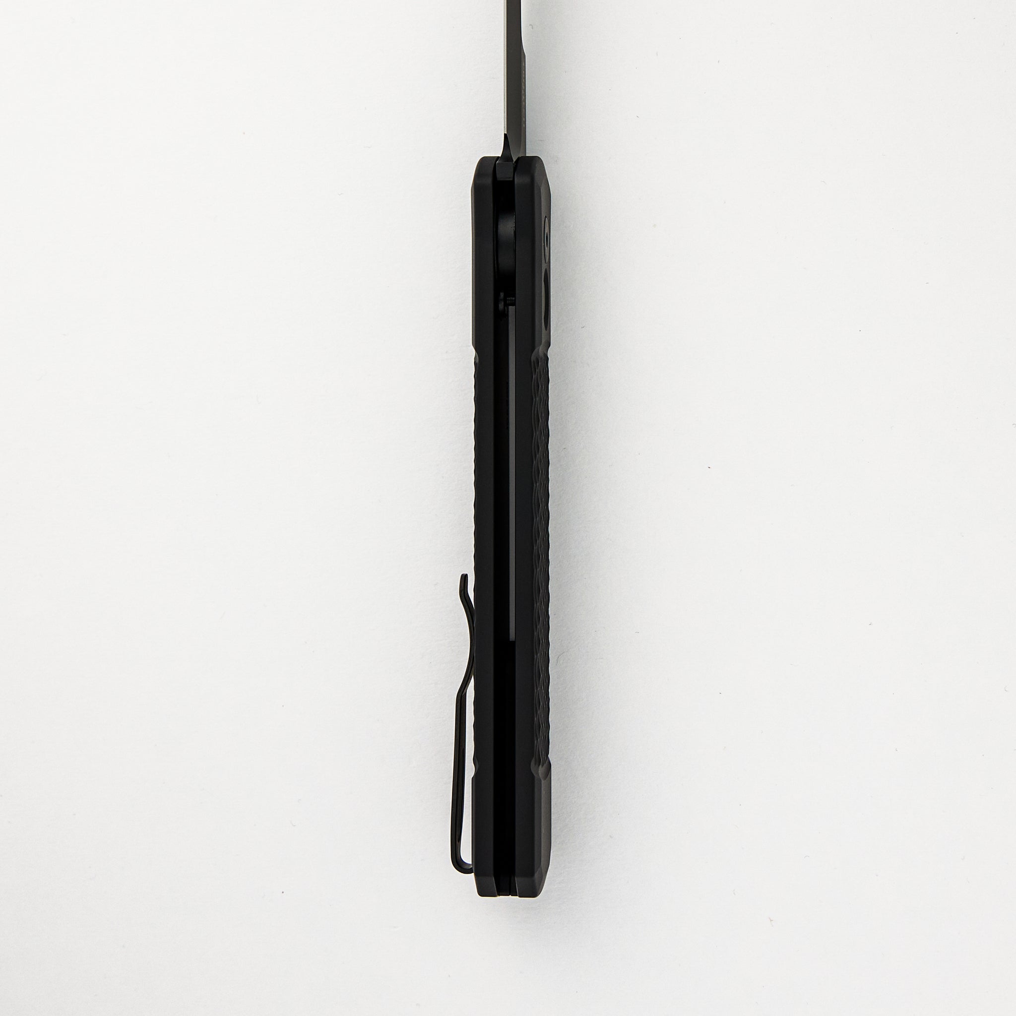 GODFATHER – Jigged Black Handle – Black DLC 154CM Plain Edge Blade 926-SWAT