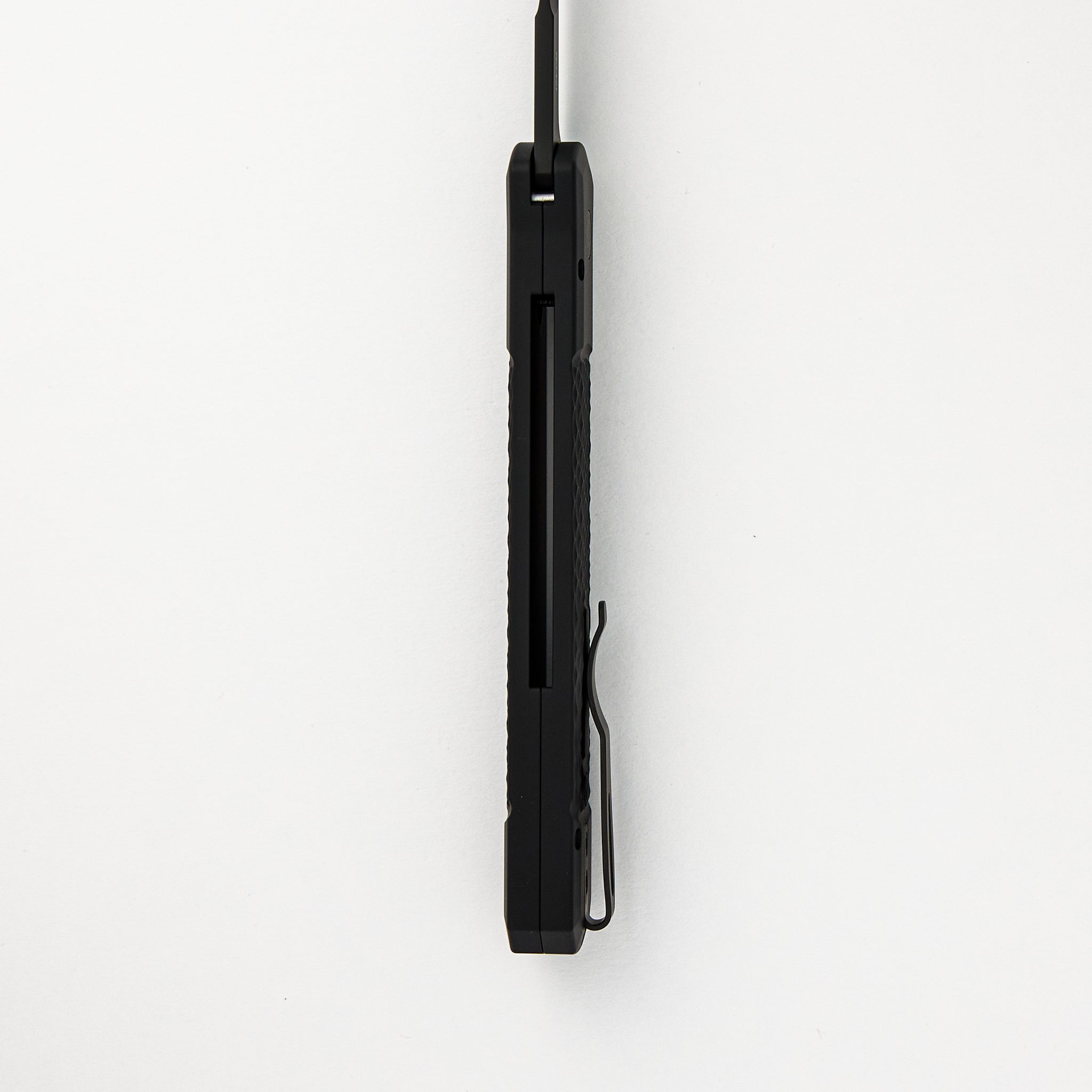 GODFATHER – Jigged Black Handle – Black DLC 154CM Plain Edge Blade 926-SWAT