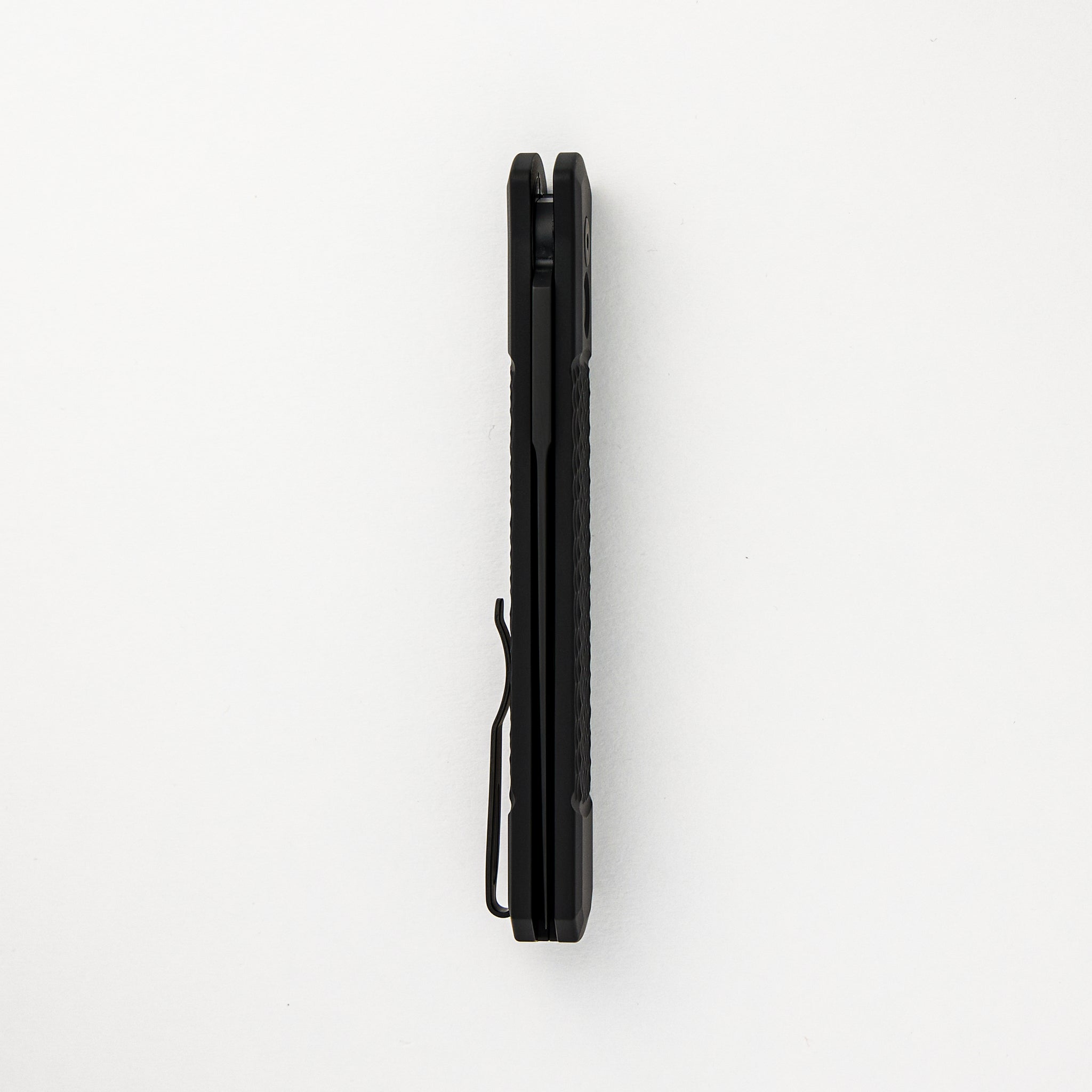 GODFATHER – Jigged Black Handle – Black DLC 154CM Plain Edge Blade 926-SWAT