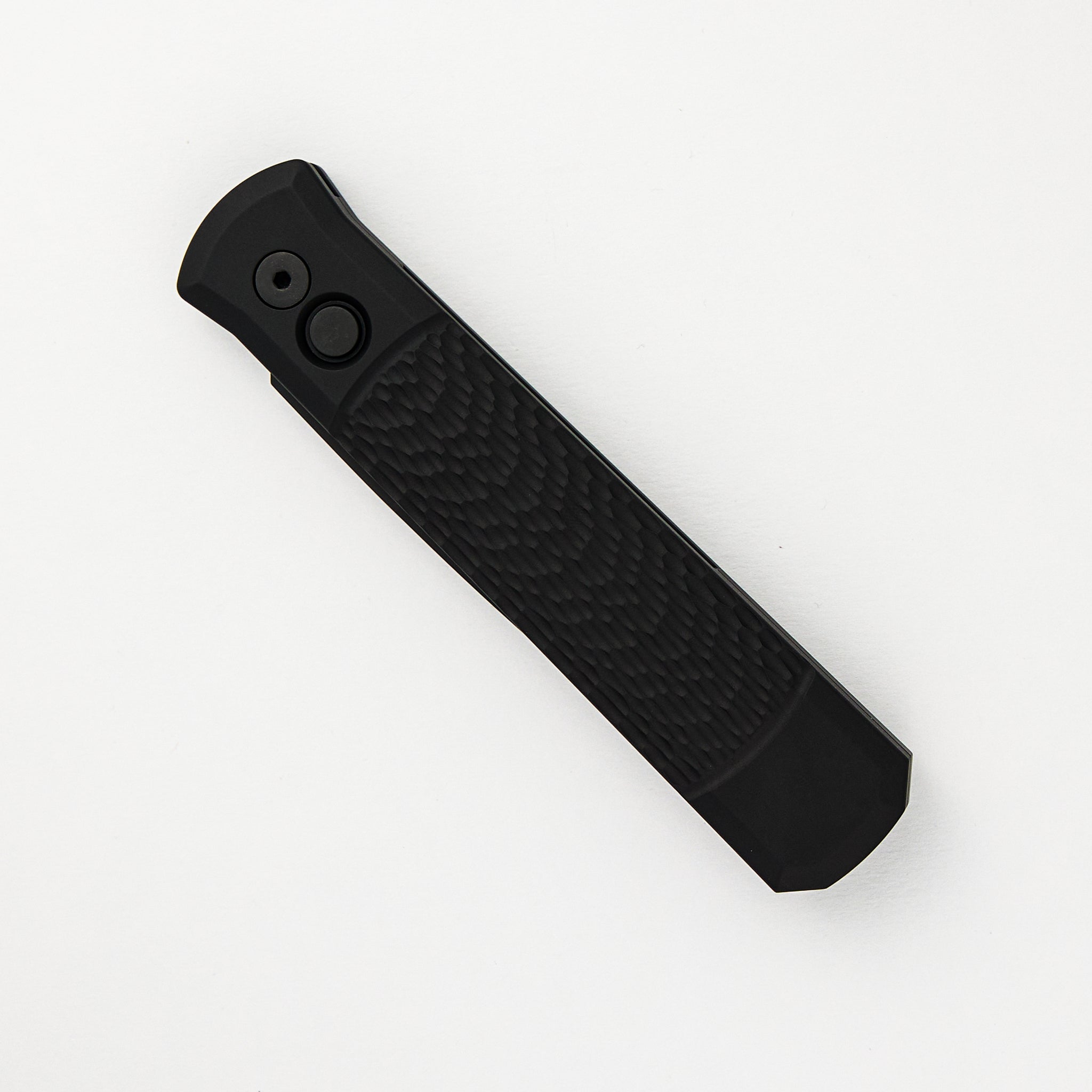 GODFATHER – Jigged Black Handle – Black DLC 154CM Plain Edge Blade 926-SWAT