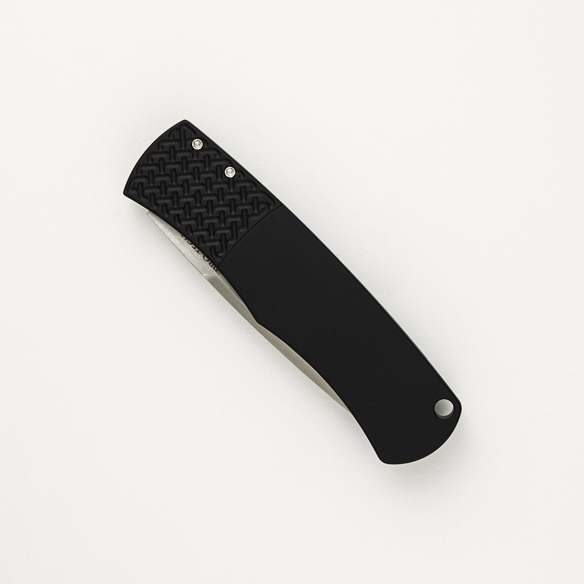 BR-1.3 "Whiskers" Design - Black Handle - Stonewash 154CM Blade