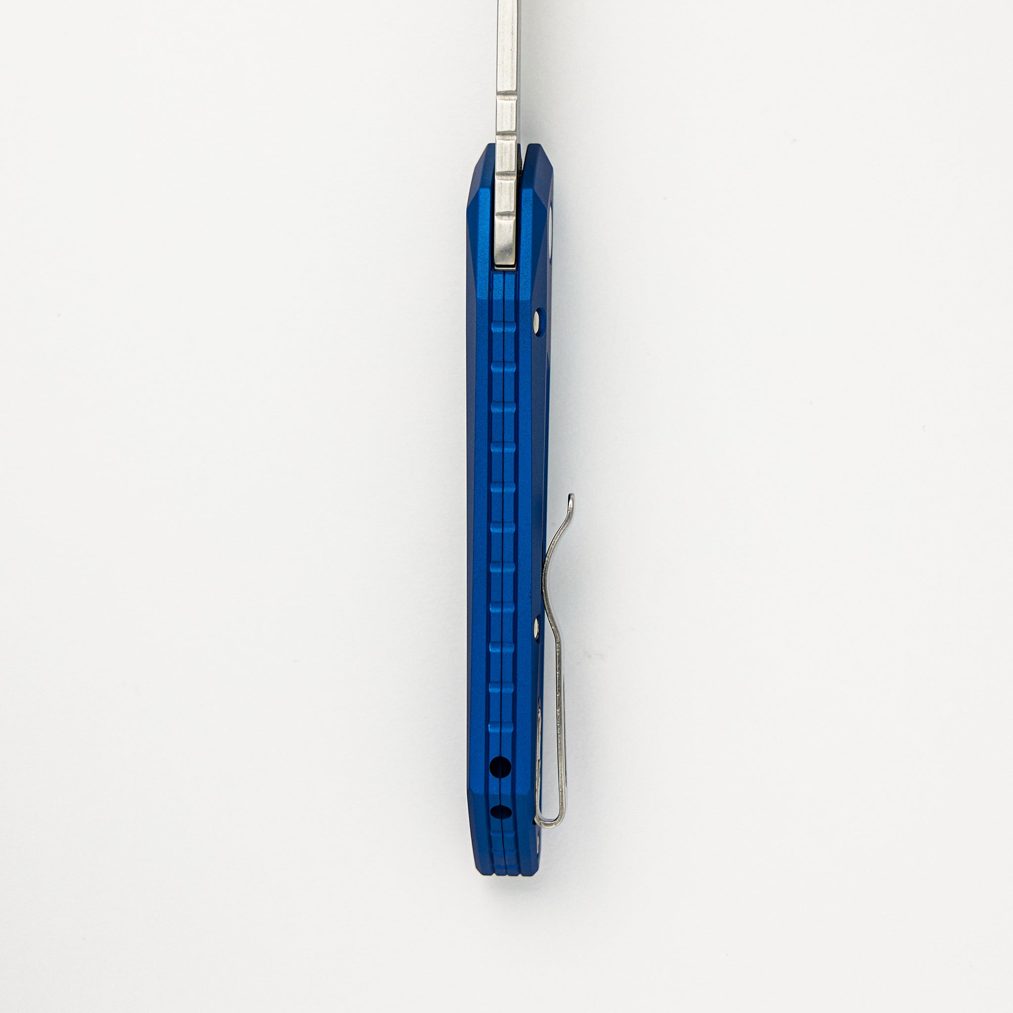 Oligarch - Blue Aluminum Handle - Stonwashed MagnaCut Blade 2024 CCKS Fall DS101-BLUE (Sinkevich Design)
