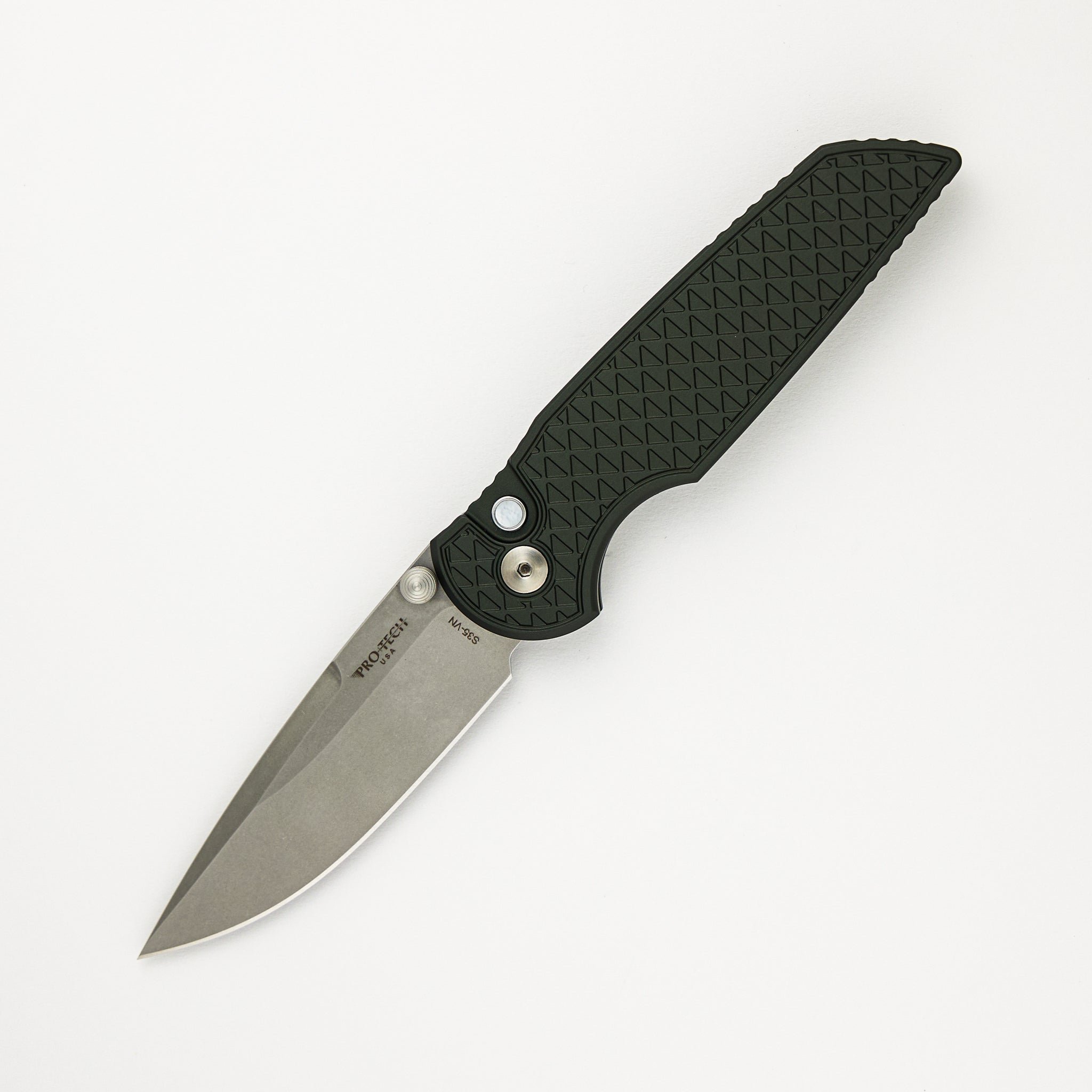 TR-3 Integrity - 2025 CCKS Spring - "Relic" Textured Green Handle - S35VN Blade