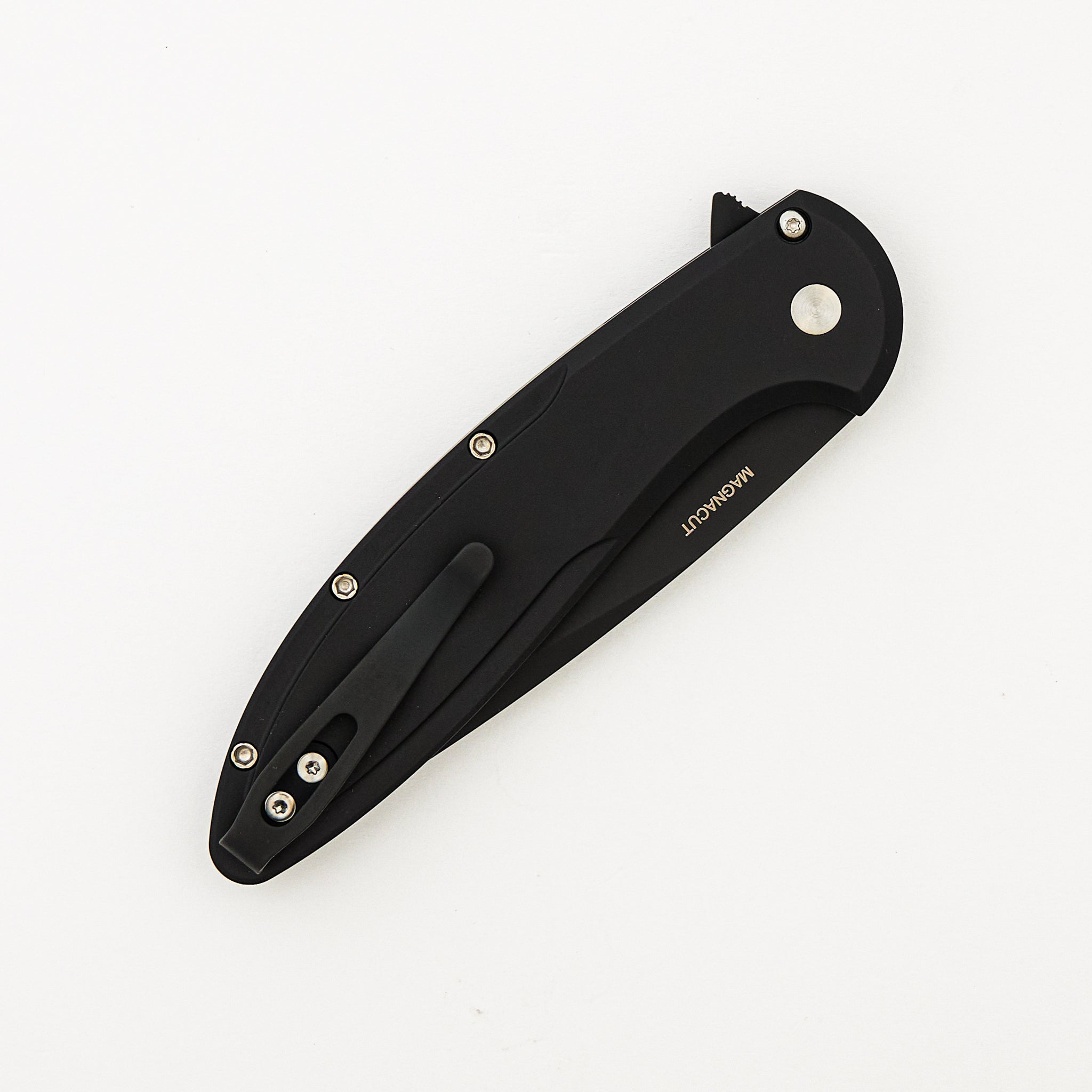 Cambria 2 - CF2103-LTD TC Blue - Black Aluminum Handle - Blue Techocarbo Inlay - DLC Black MagnaCut Blade