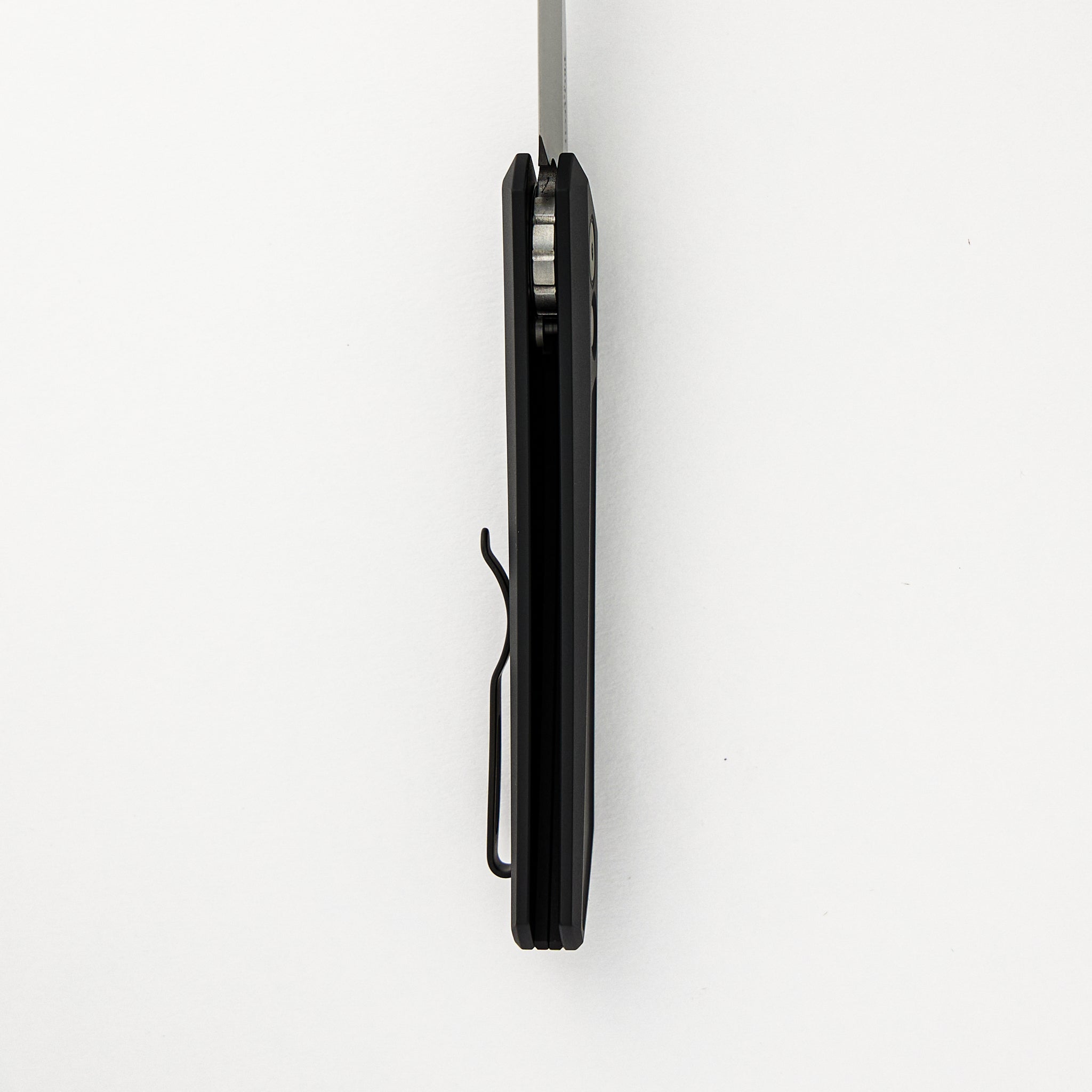 Oligarch - Black Aluminum Handle - Stonwashed Blade DS101 (Sinkevich Design)
