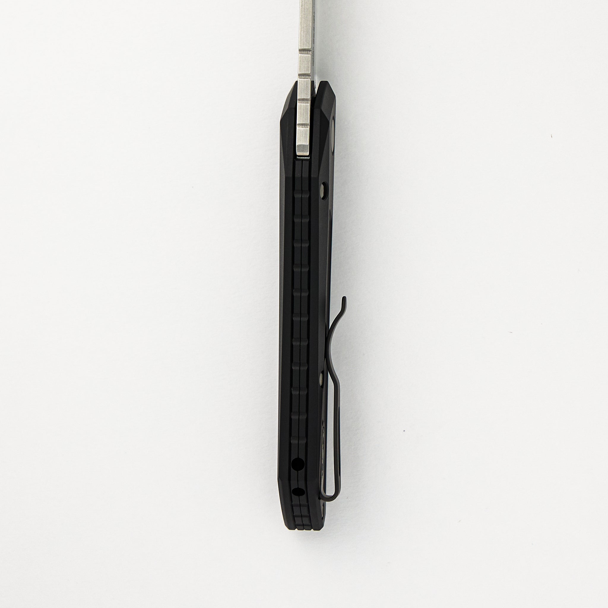 Oligarch - Black Aluminum Handle - Stonwashed Blade DS101 (Sinkevich Design)