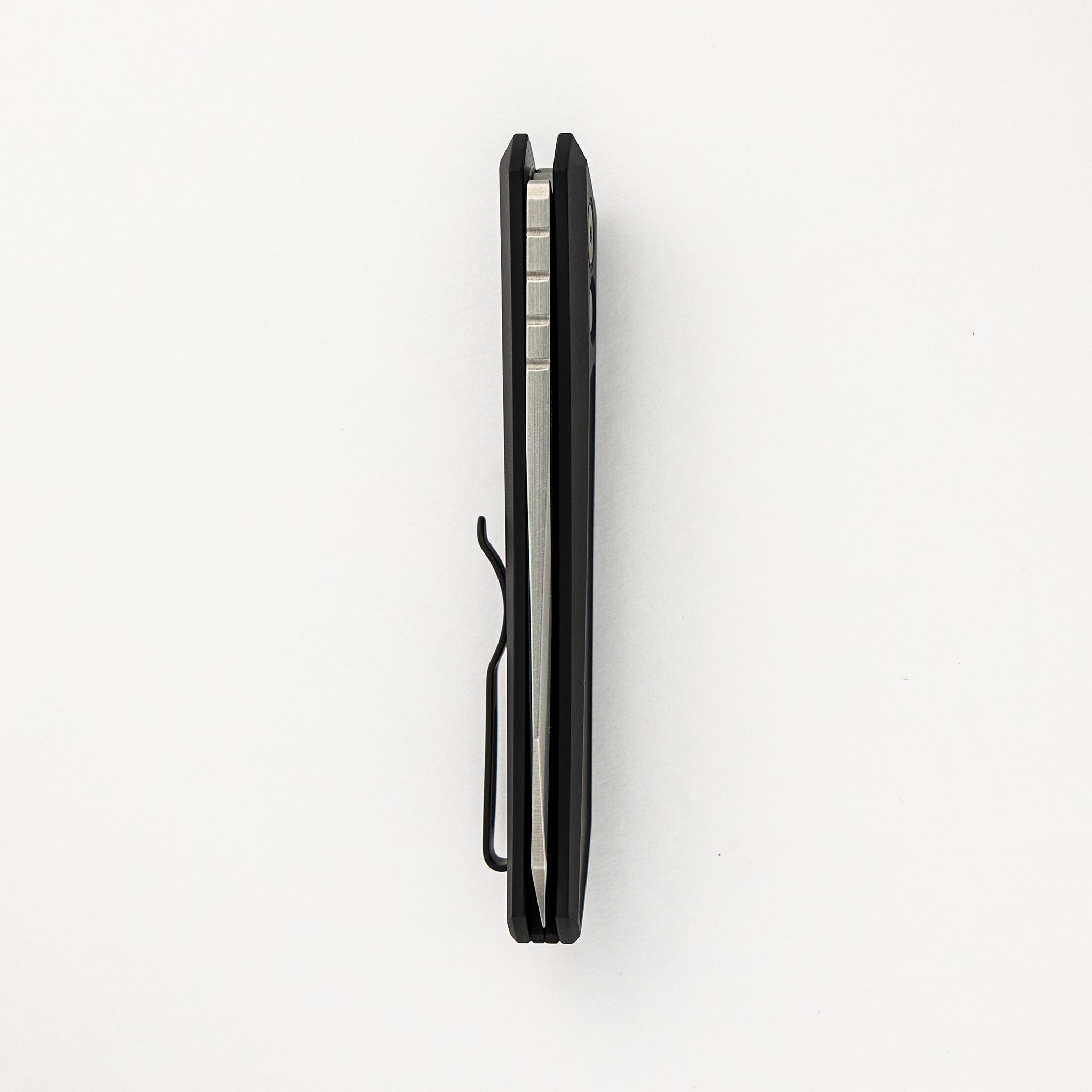 Oligarch - Black Aluminum Handle - Stonwashed Blade DS101 (Sinkevich Design)