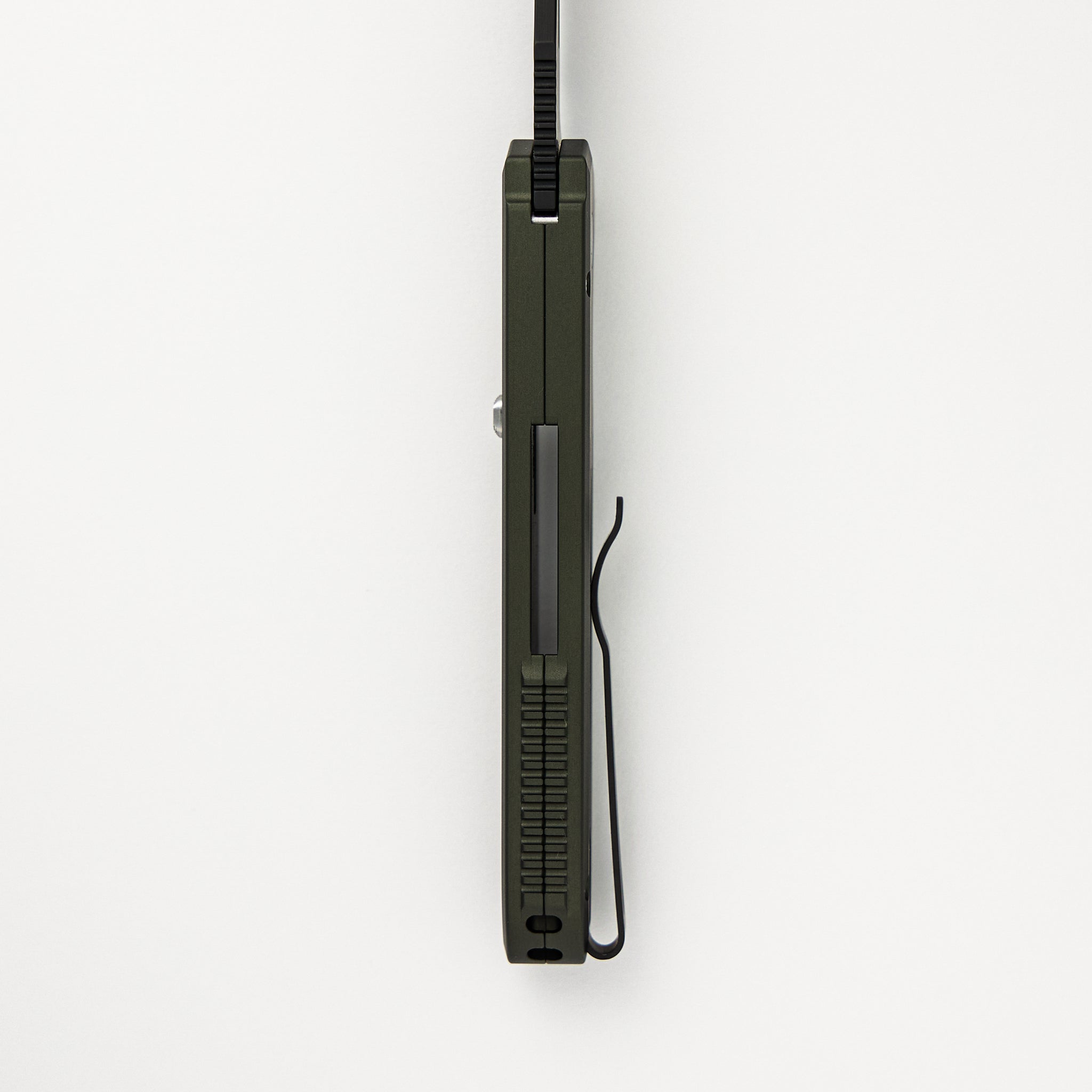 PDW Invictus Auto – Green Handle - Pearl Button - DLC Black MagnaCut Blade - 1805-GREEN